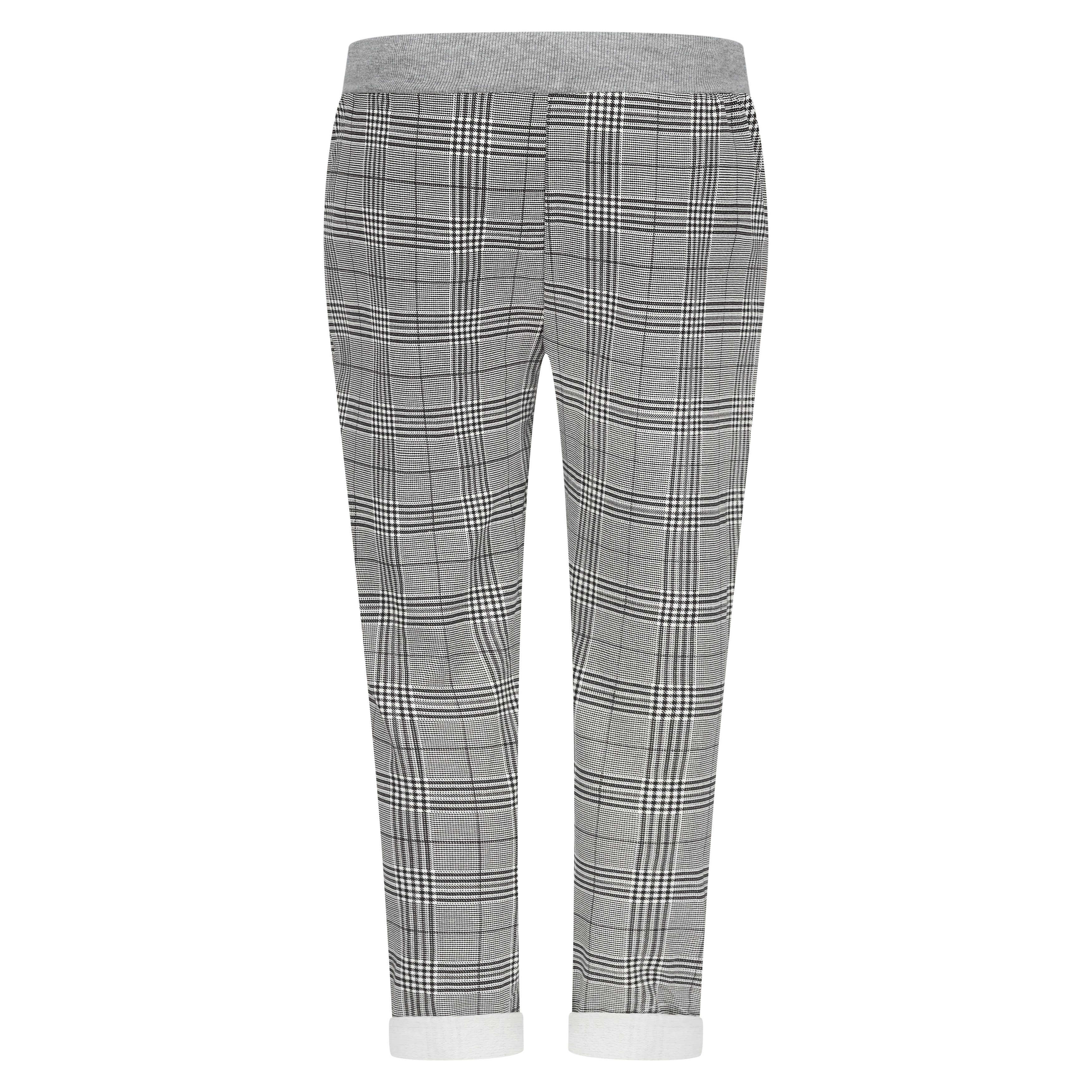 Mississhop Chinohose Damen Hose Blumen Jogginghose günstig online kaufen
