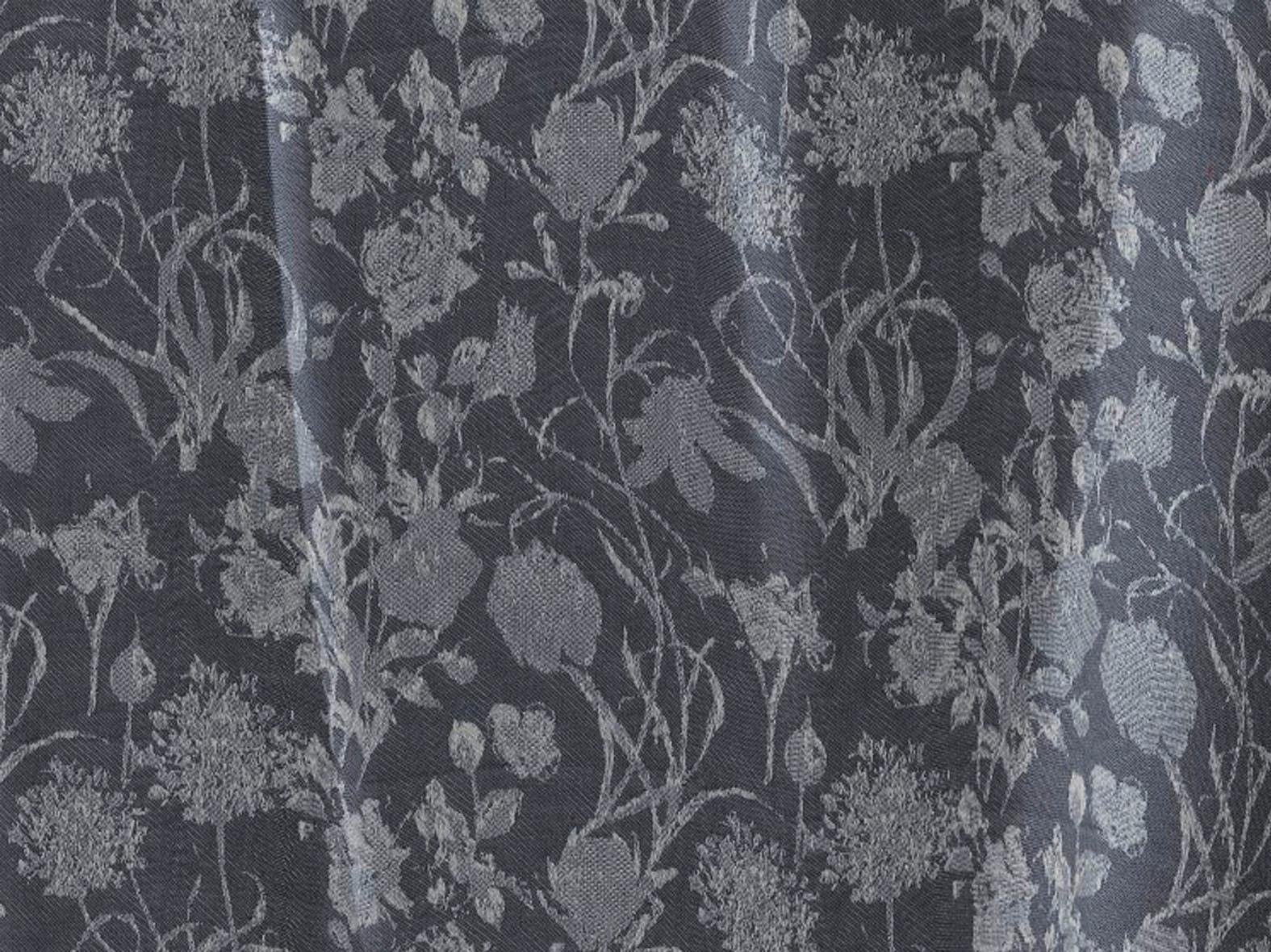 Vorhang Flower Cuveé Light, Adam, blickdicht, Ösen indigo Jacquard (1 St)