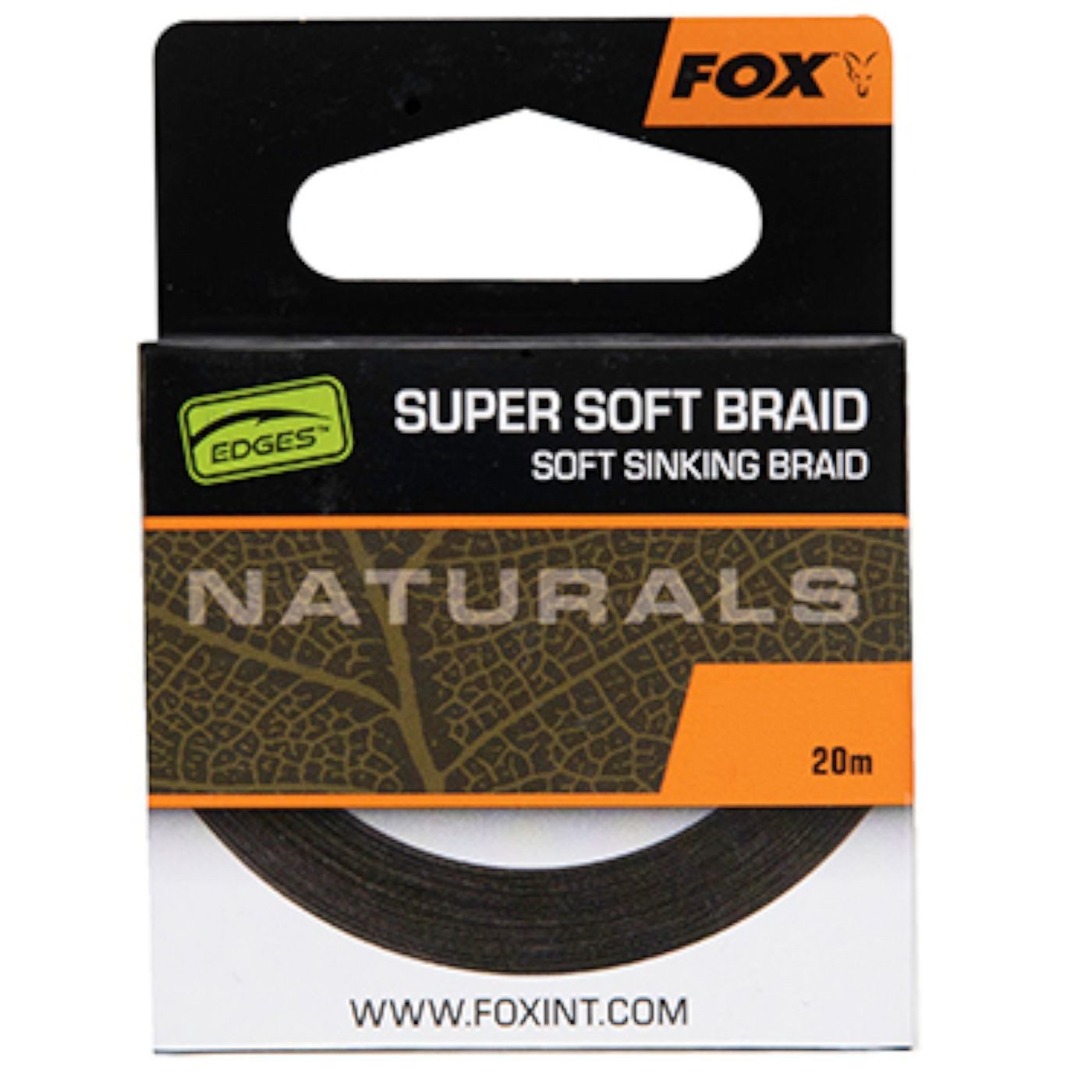 FOX International Vorfachschnur Fox Naturals Soft Braid hooklength - 20m Vorfachmaterial, 20 m Länge, (20-St)