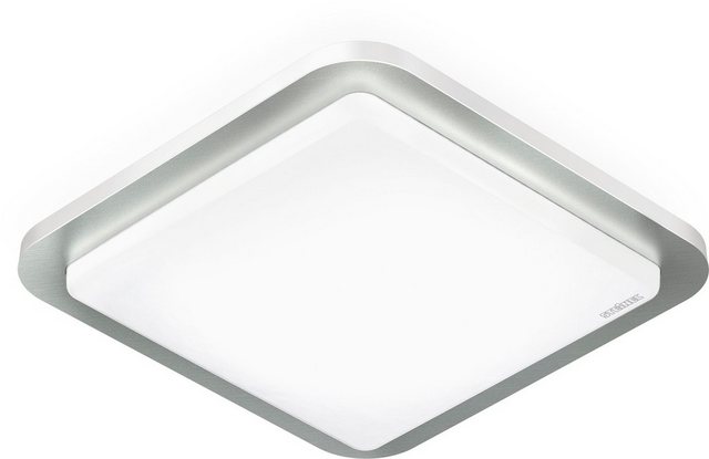 steinel LED Deckenleuchte »RS LED D2 S V3«, 360° Bewegungsmelder, Mit Edelstahl-Rahmen, inkl. LED-Leuchtmittel, Warmweiß, Design-Deckenlampe-Otto