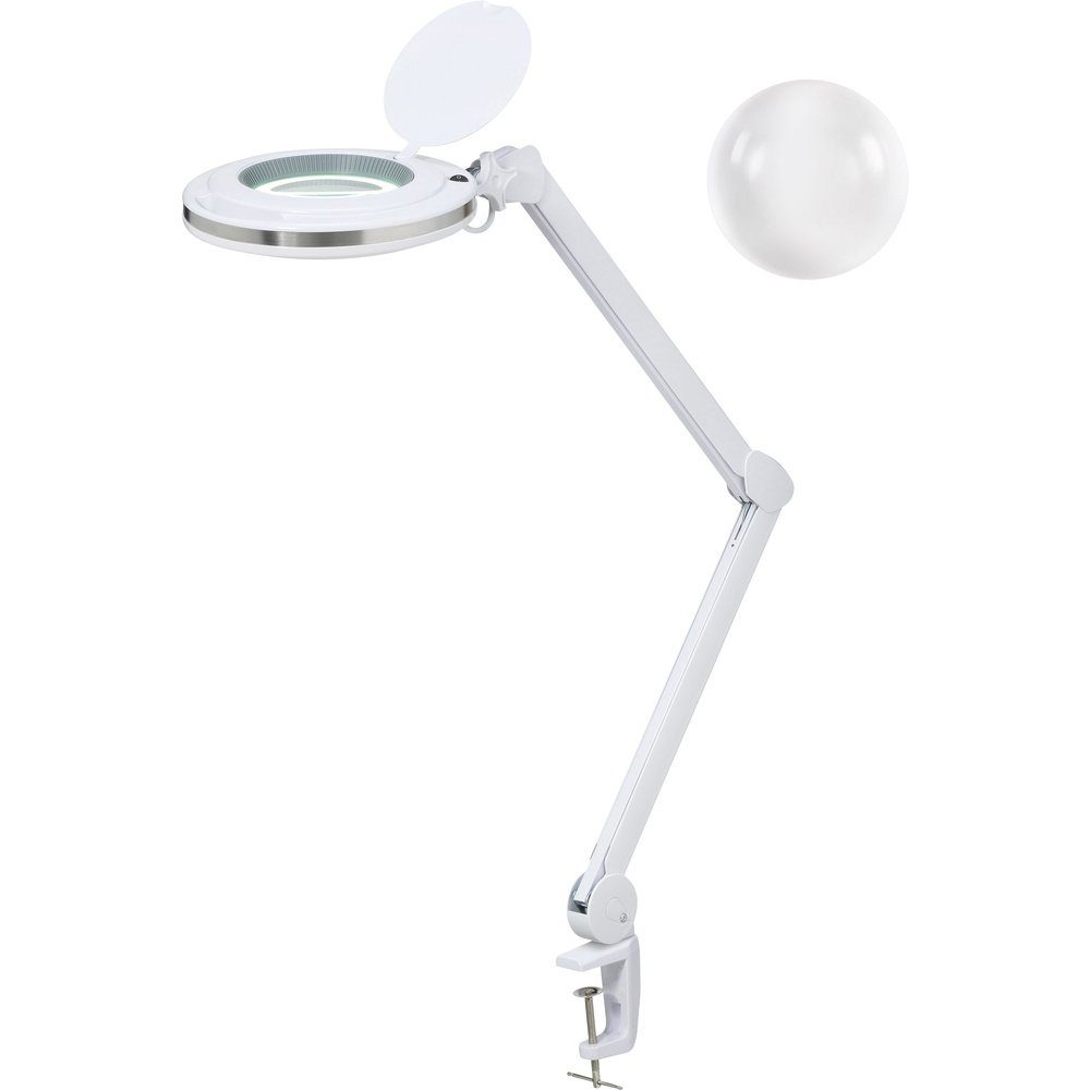 TOOLCRAFT Arbeitsleuchte TOOLCRAFT 2147853 LED Lupenleuchte 60 SMD LED 5D 2.25X Vergrößerungsfa