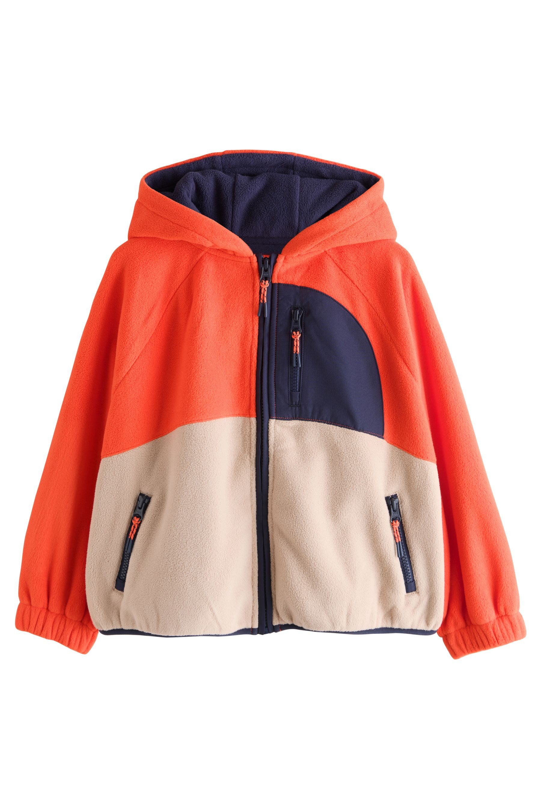 Next Fleecejacke Kapuzenjacke aus Fleece (1-St)