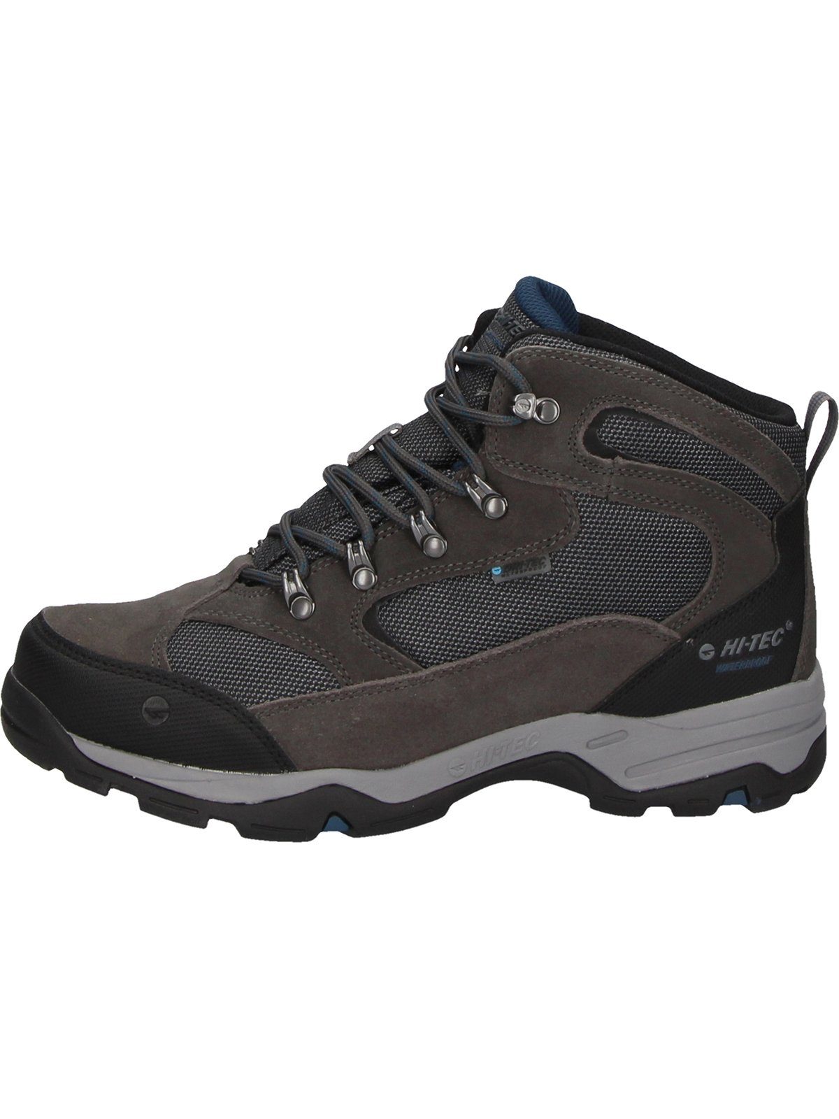 Charcoal-Grey-Majolica-Blue work grau HI-TEC Wanderschuh Storm