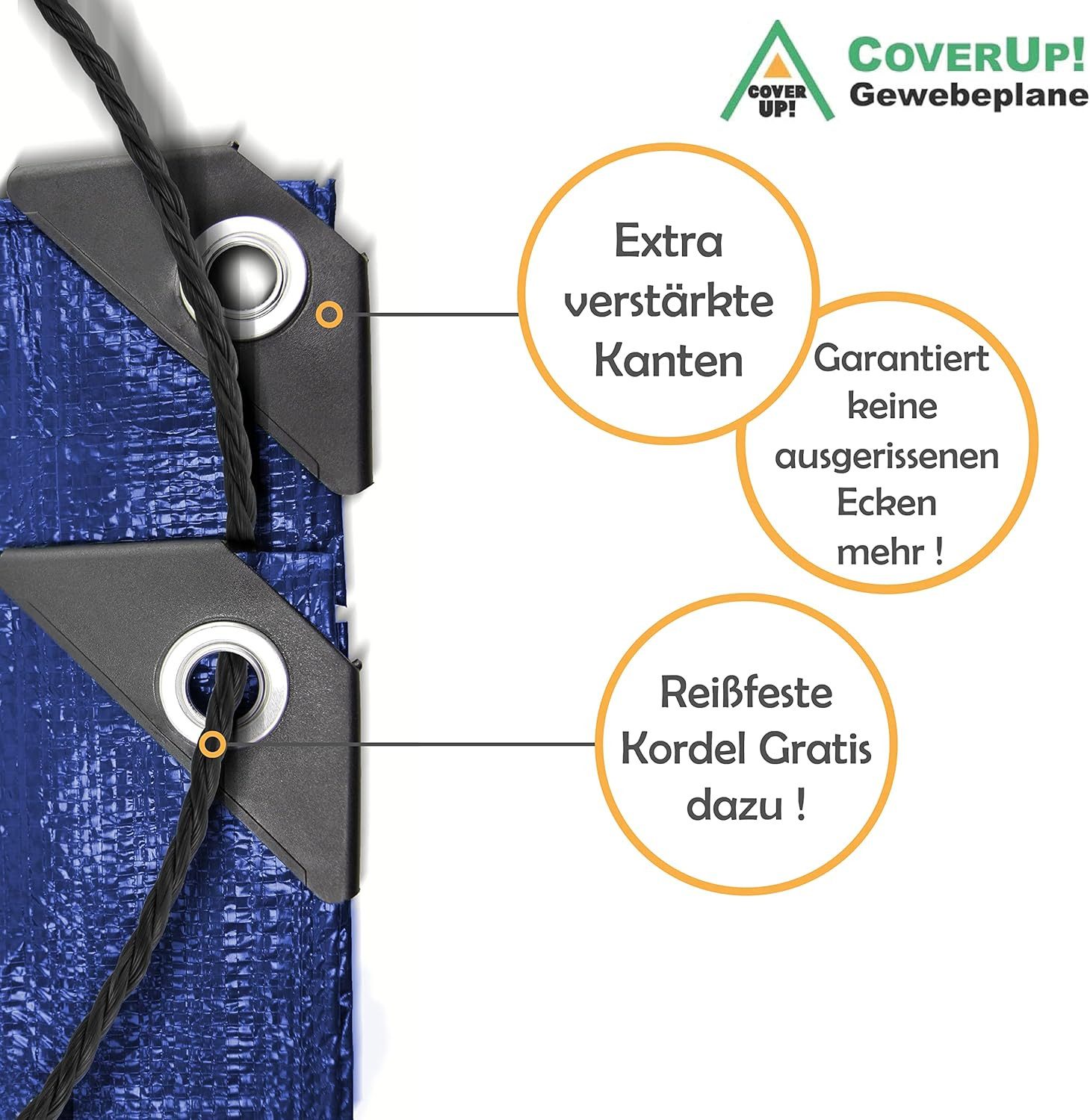 Schutzplane Abdeckplane Wasserdicht - 120g/m², Gewebeplane günstig online kaufen