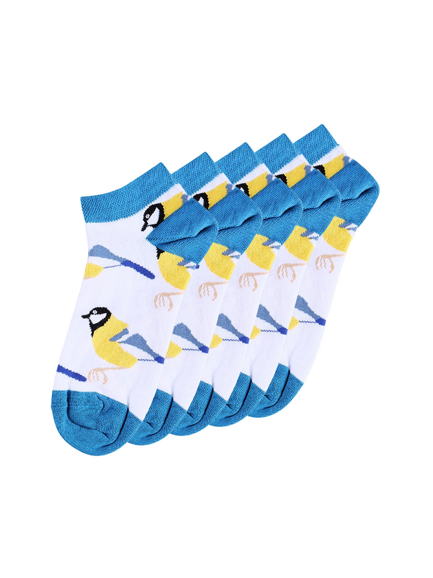 UnaBux Sneakersocken Prints (5-Paar) Sneaker-socken füsslinge füßlinge