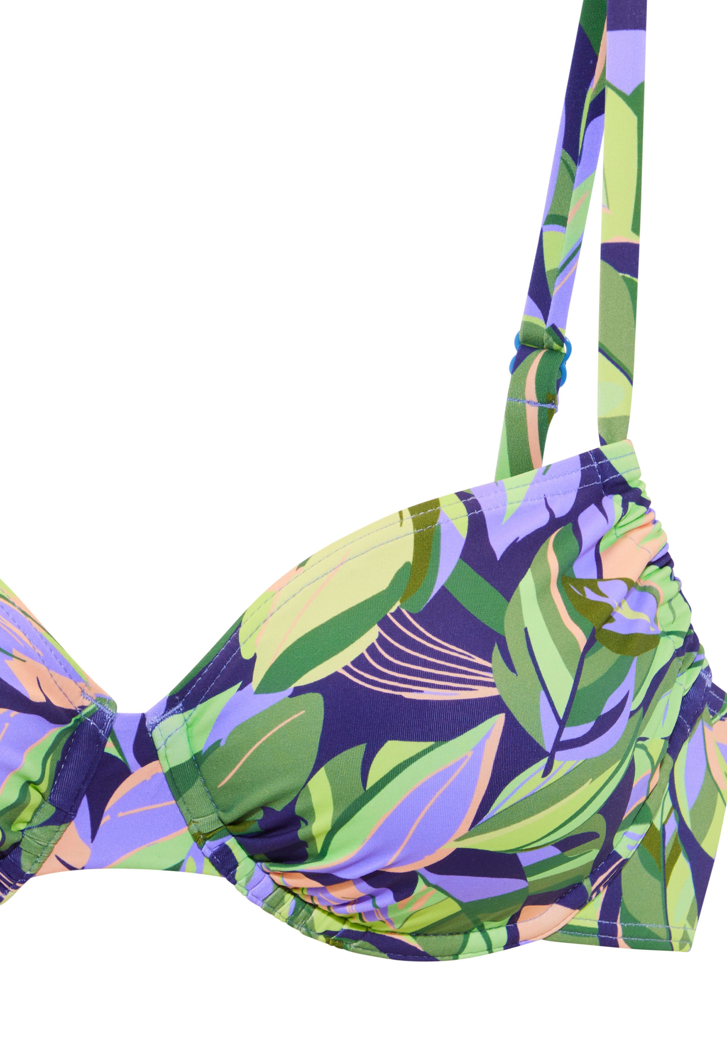 s.Oliver Bügel-Bikini-Top Avin, mit modernem Allover-Print