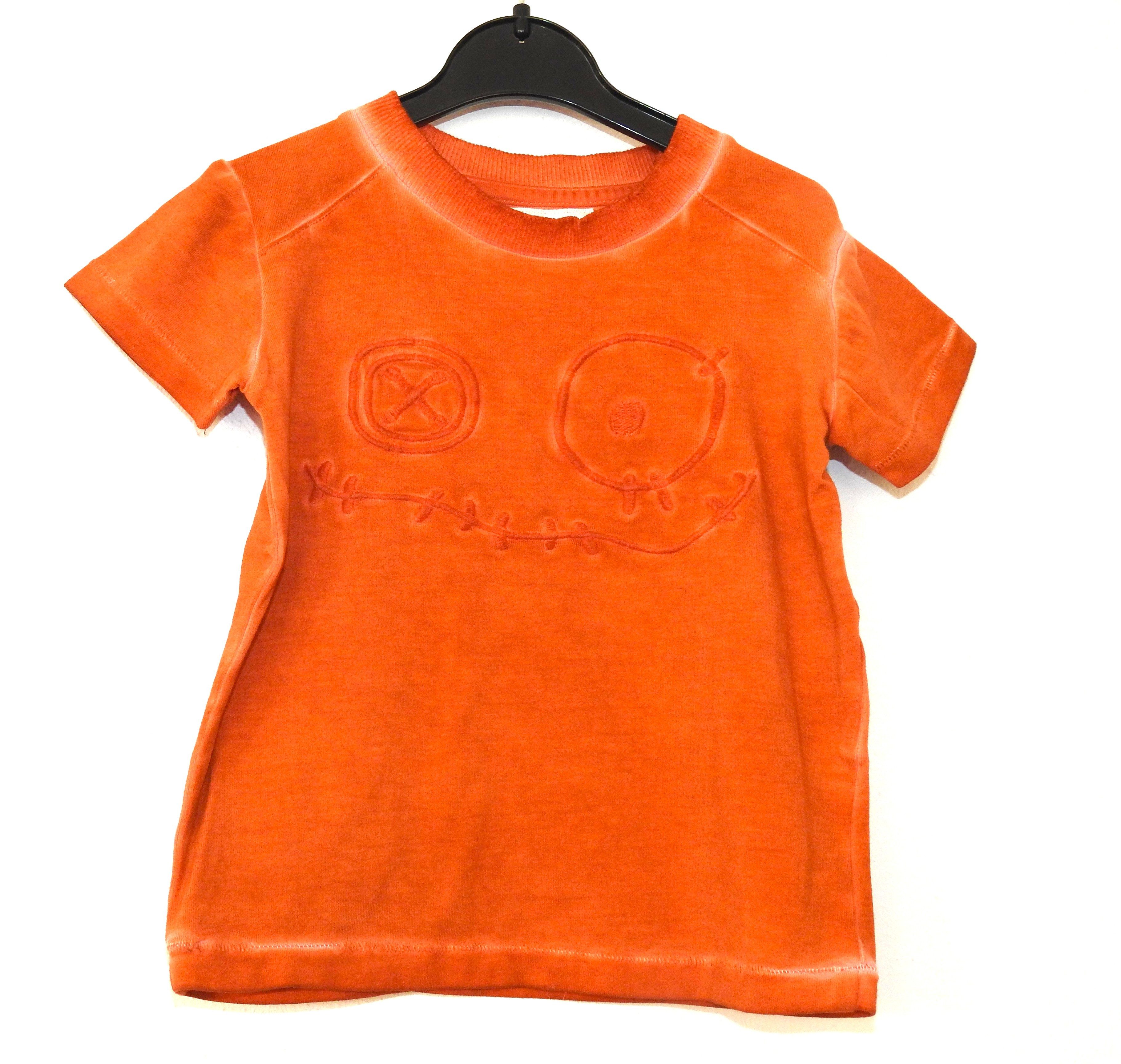 Fixoni Kurzarmshirt Small Rags orange