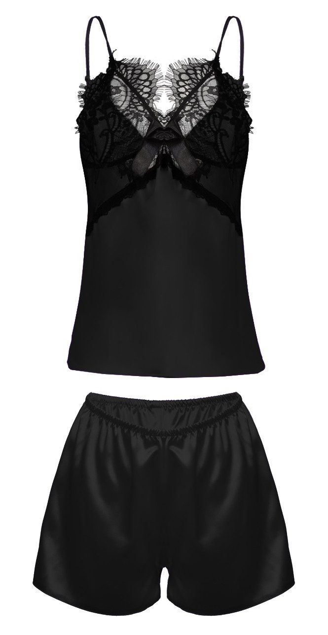 DKaren Pyjama einfarbiges 2teiliges Nachtwäsche-Set (Top, Shorts) günstig online kaufen