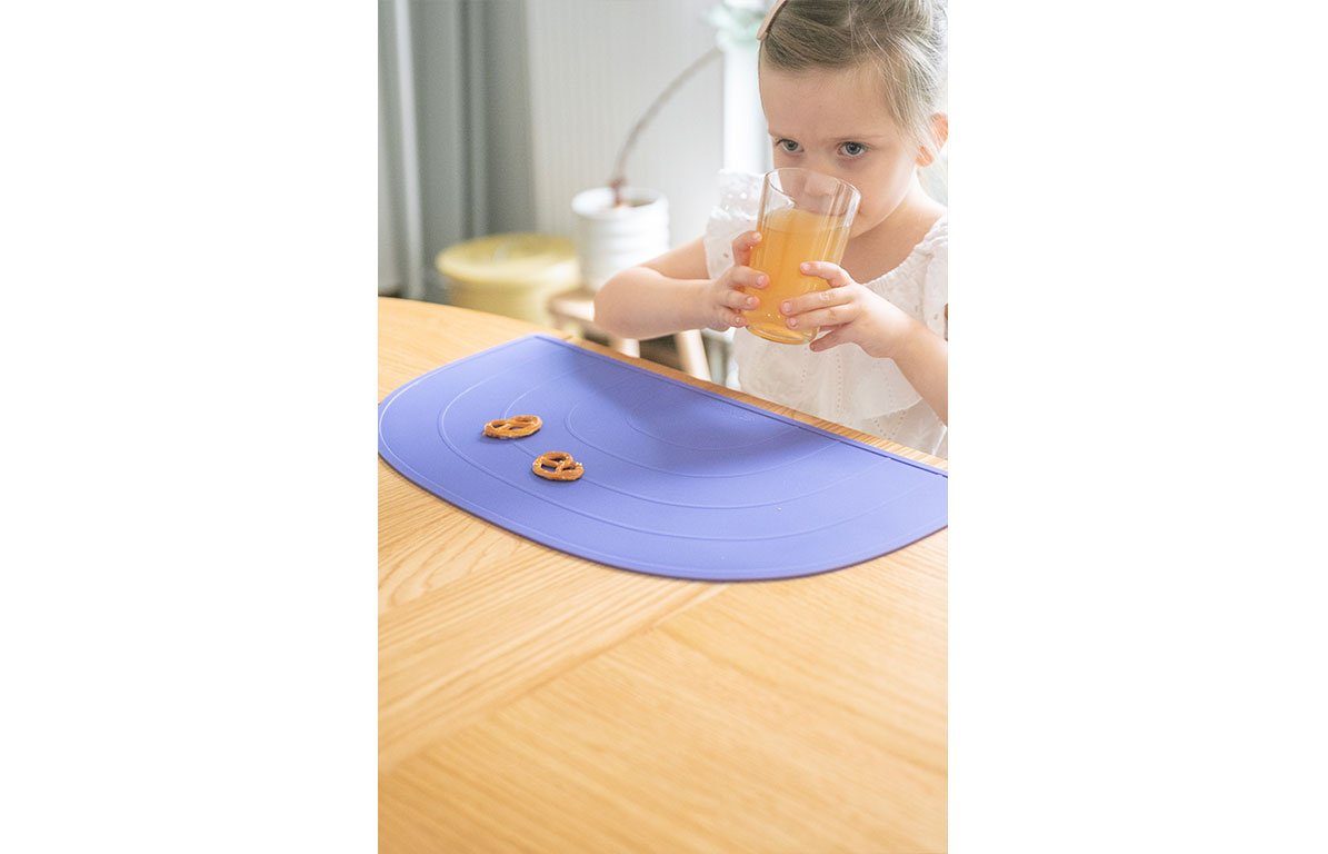 KINDSGUT Platzset Platzdeckchen Regenbogen, umweltfreundlich, Lila günstig online kaufen