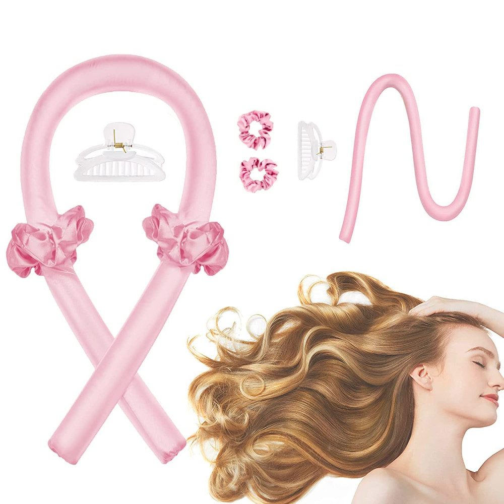 Blusmart Lockenstab Heatless Curling Rod Stirnband Keine Hitze Seide Locken Band, Schlafen Weiches Stirnband, Hair Curler DIY Haare Lockenband, Für Langes Mittleres Haar
