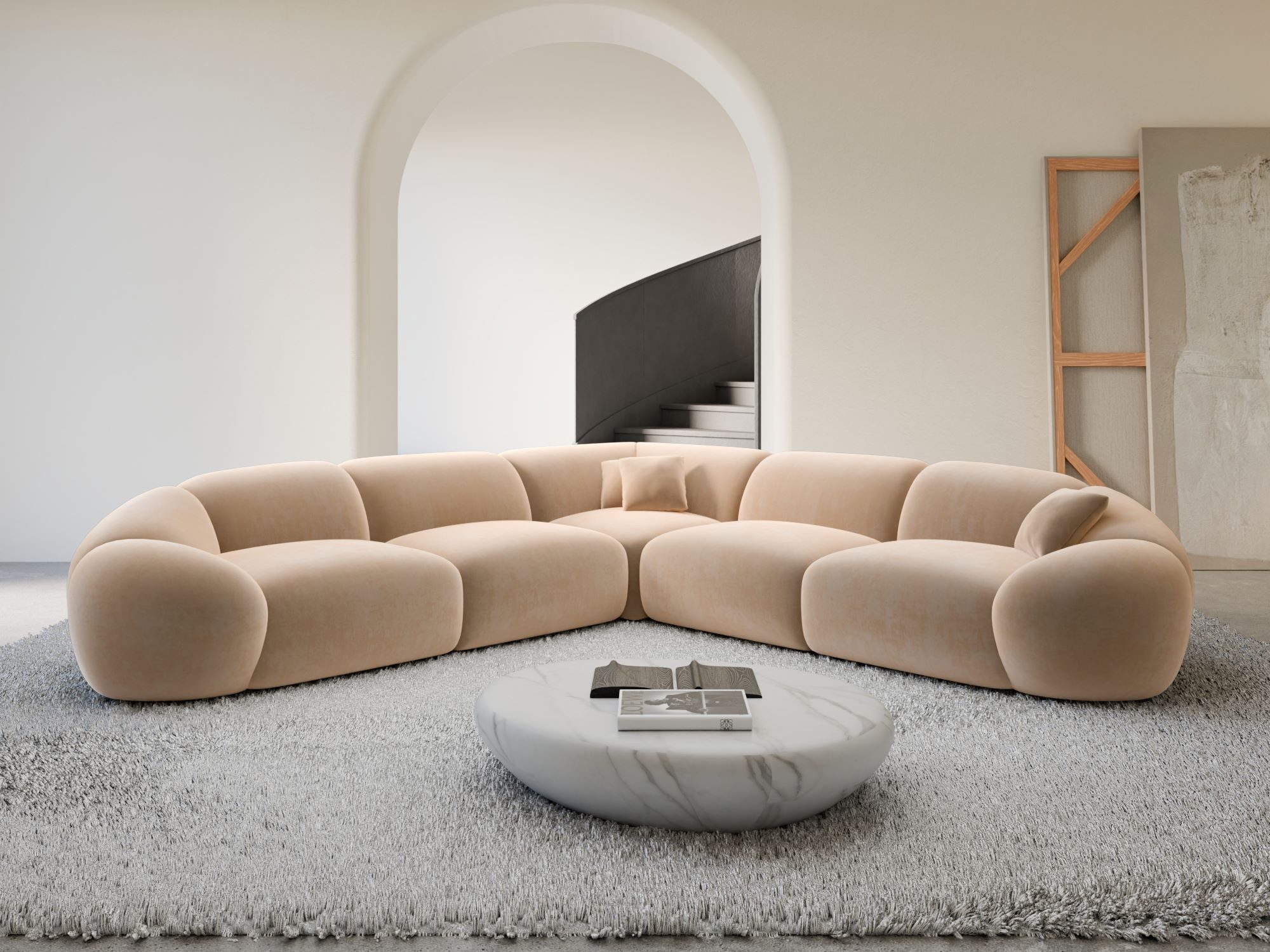 Sofa Dreams Ecksofa Polster Ecksofa Solverde L Form, Ecksofa, L-Form, Zeitloser Look in L-Form, 2 Zierkissen inklusive
