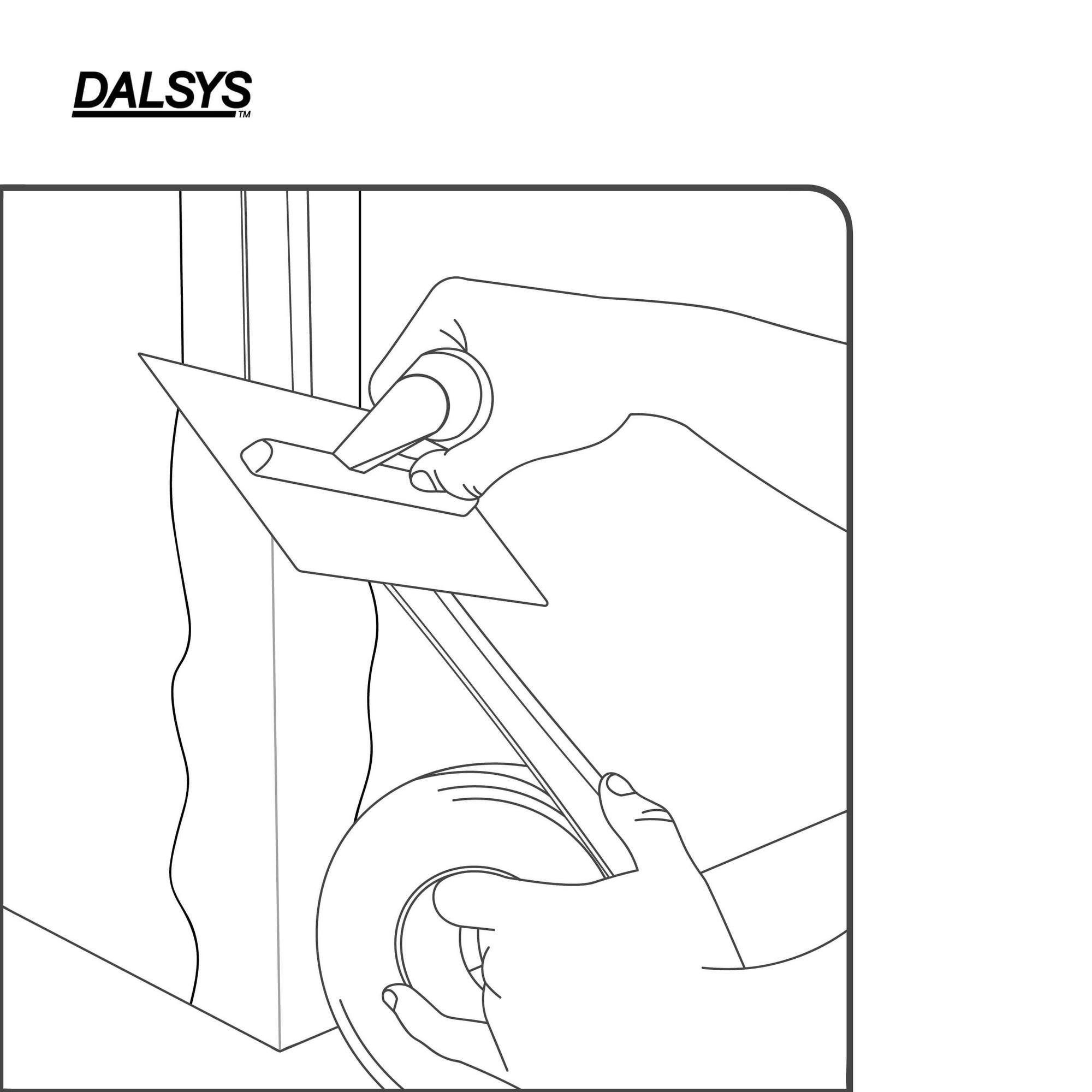 Eckschutz Fugendichtband, Aluzinkmetallstreifen rostfreien Trockenbau, 1-St), mit (Kantenschutz Dalsys für Gipskartonplatten