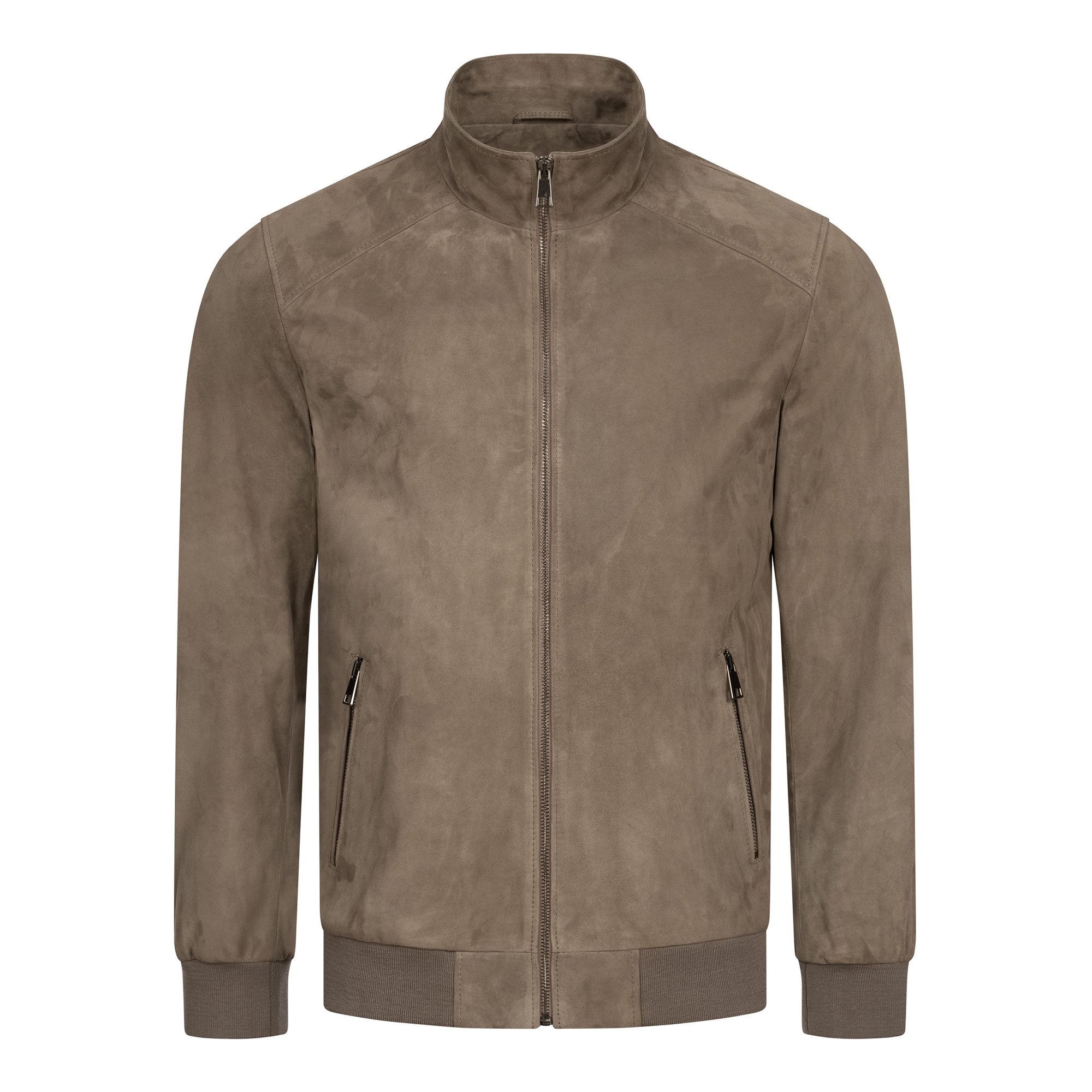 Mouflon Lederjacke Tony echtes softiges Ziegenveloursleder