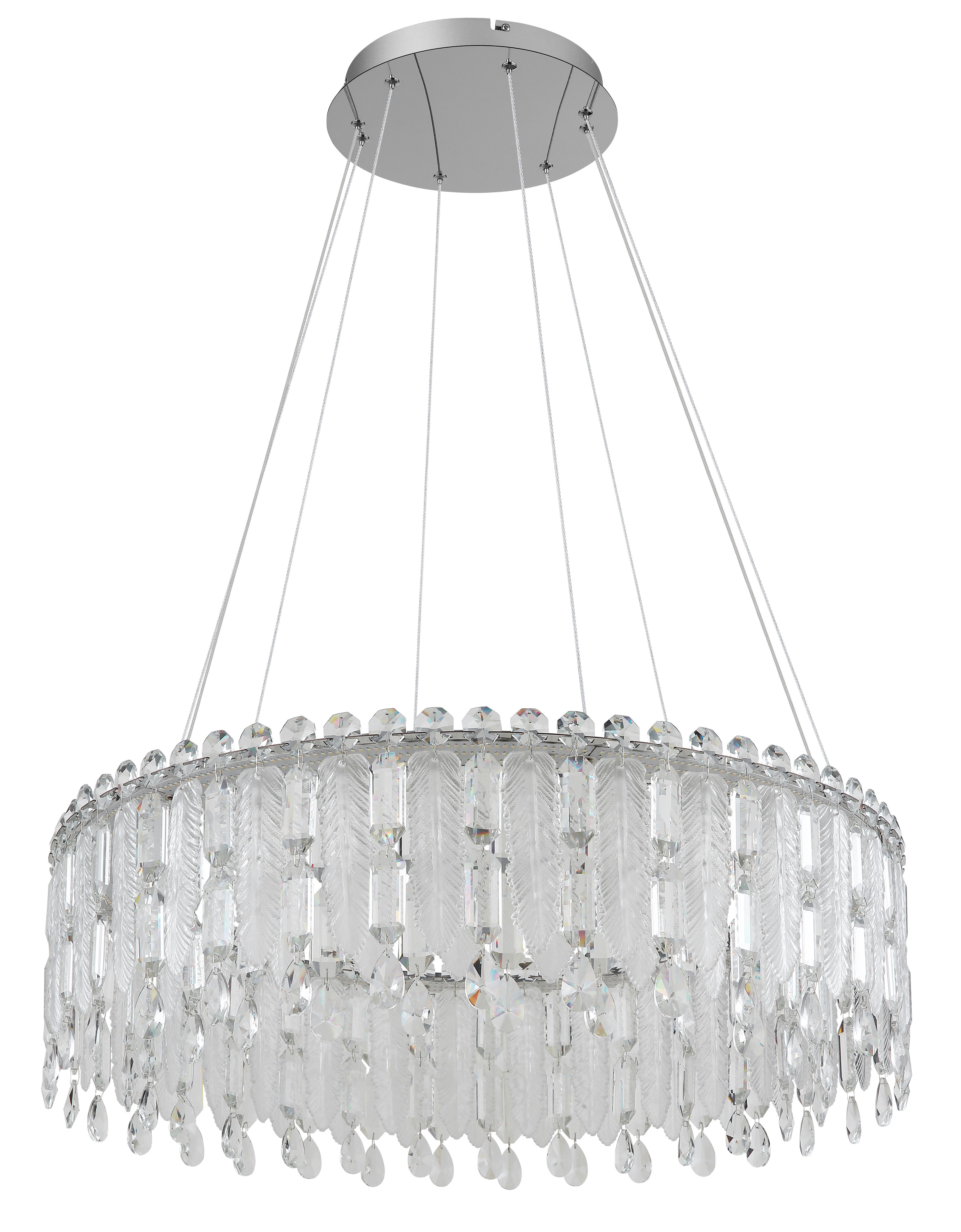 GLOBO LIGHTING Hängeleuchte KLUNKA, Dimmfunktion, Memoryfunktion, Nachtlichtfunktion, mehrere Helligkeitsstufen, LED fest integriert, warmweiß - kaltweiß, Hängelampe Esszimmer-Leuchte Esstischleuchte Wohnzimmer