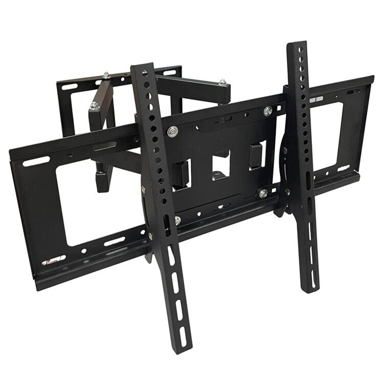 SunJas TV-Wandhalterung ZJ-502 für 32"-75" Fernseher&Monitor,43",50",55",65", (bis 75 Zoll, VESA bis zu 400*600 mm, ±15° Neigung, 120° Schwenk, bis zu 45kg TV-Halterung Schwenkbare Neigbare Flach&Curved Wandhalter)