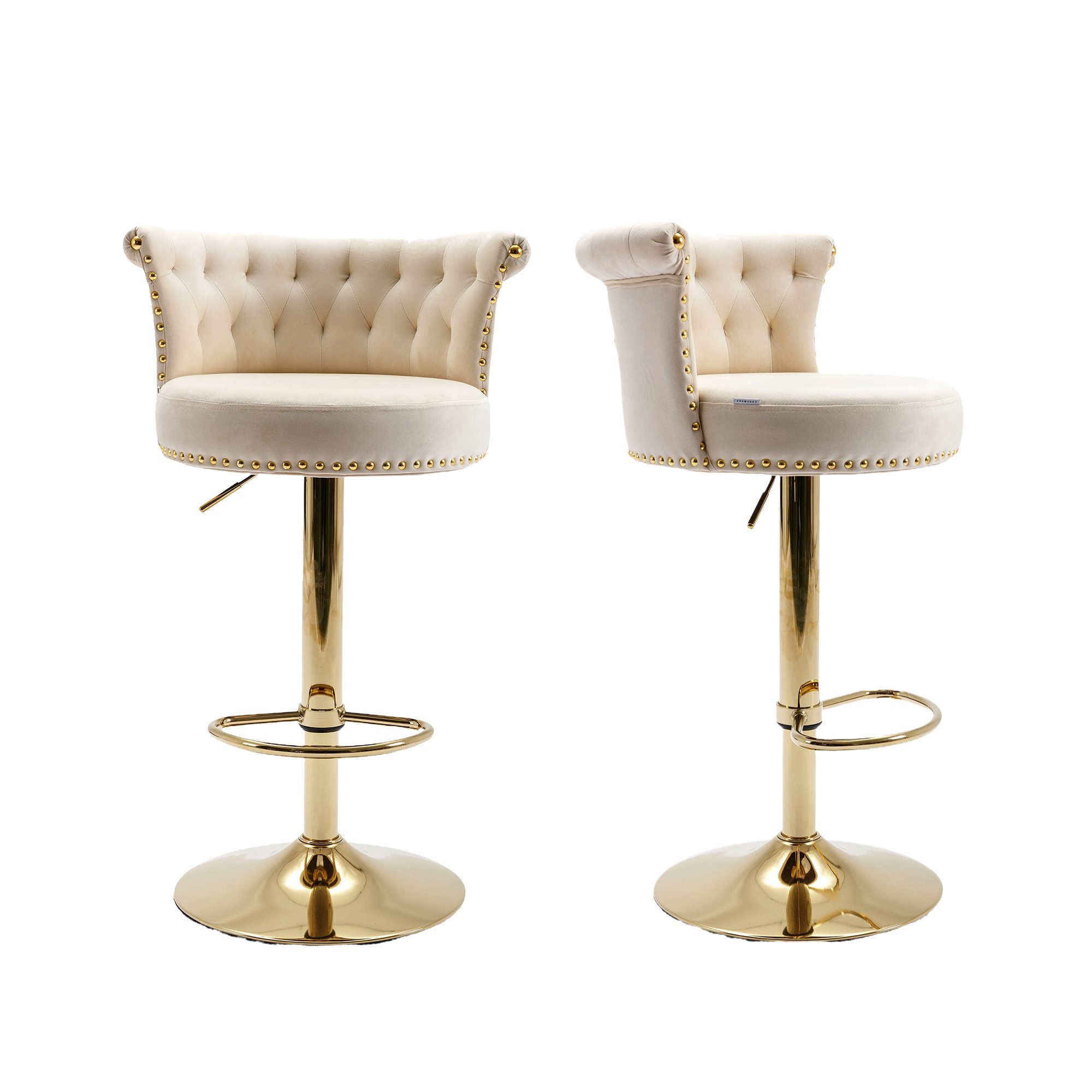 Barhocker Barhocker Barstühle Tresenhocker 2PC/ setzen, Höhenverstellbar