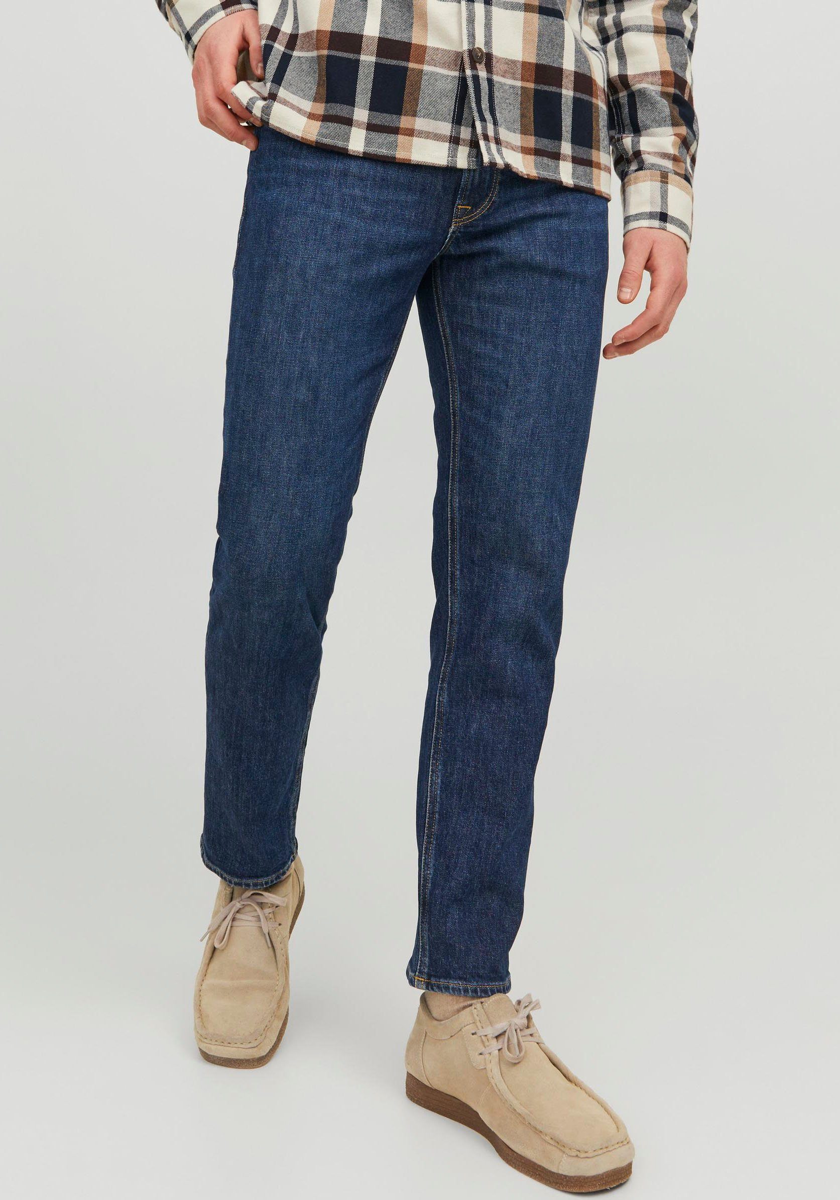 Jack & Jones Regular-fit-Jeans CLARK ORIGINAL Blue Denim