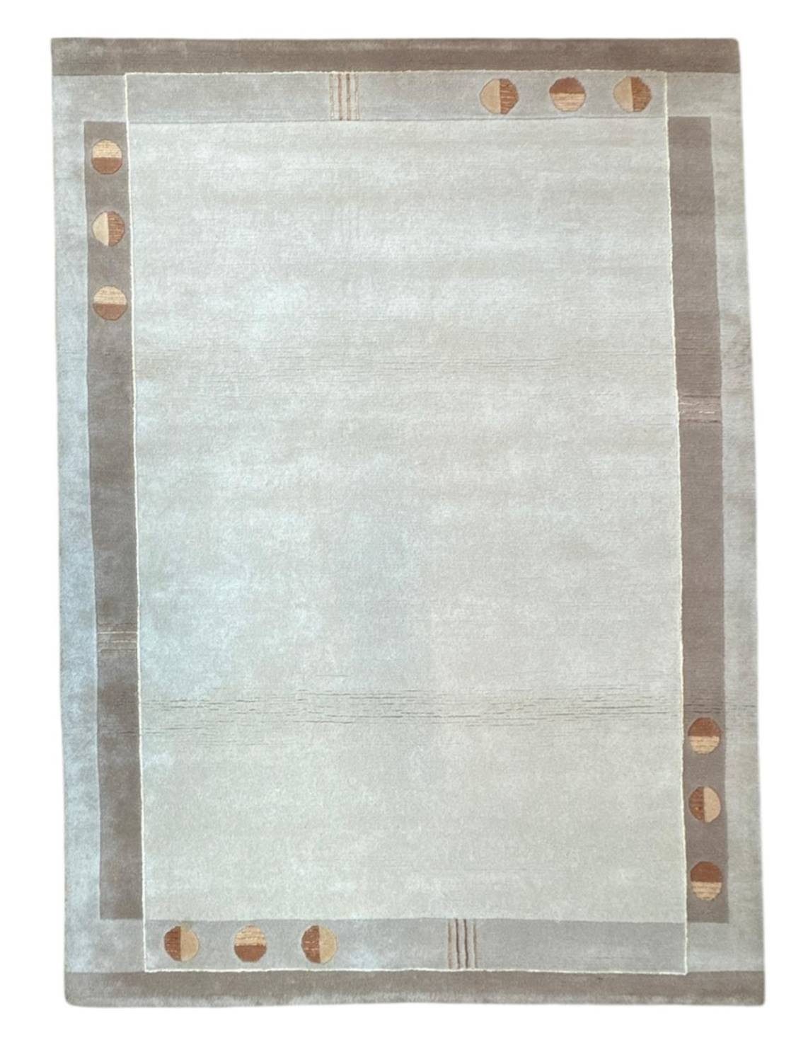 Rug Studios Teppich VENUS NEPAL - HANDGEKNÜPFT MODERN, Rechteckig, Höhe: 20 mm, Handgeknüpft, 170 x 240 cm, Hellbeige