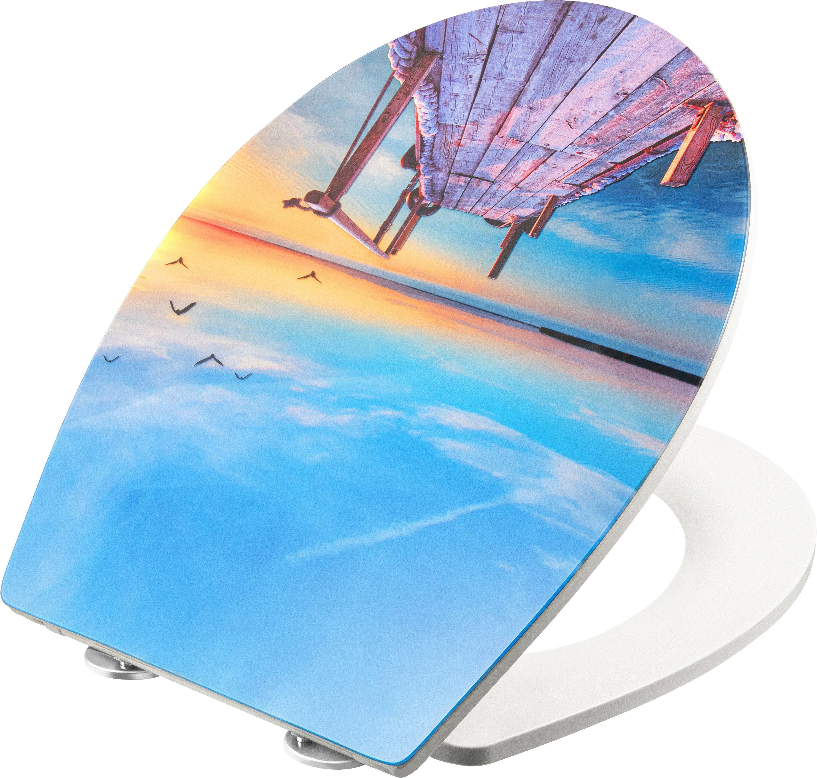 CORNAT WC-Sitz Sehnsucht, hohe Belastbarkeit bis 300kg günstig online kaufen