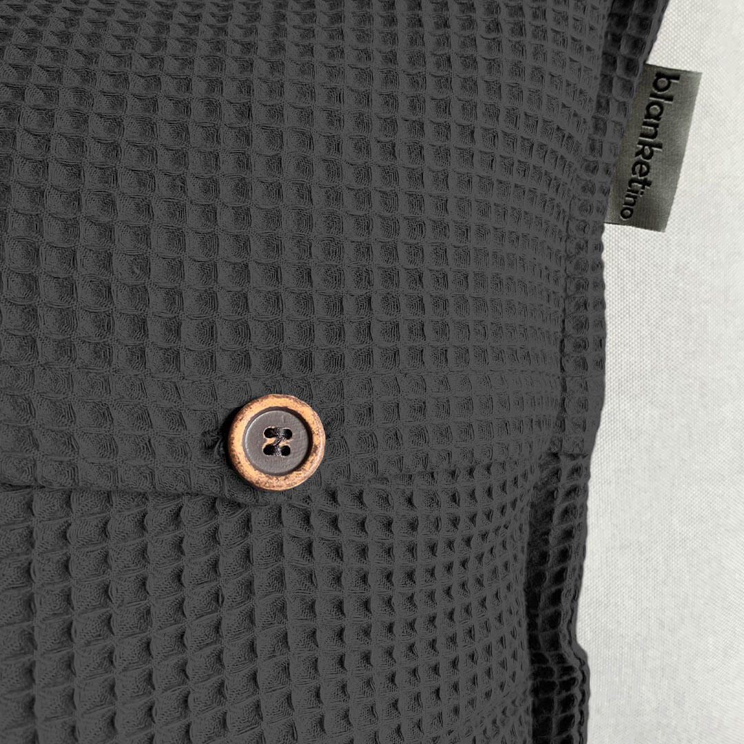 blanketino Dekokissen Kissen mit Waffelmuster, Kissenhülle günstig online kaufen