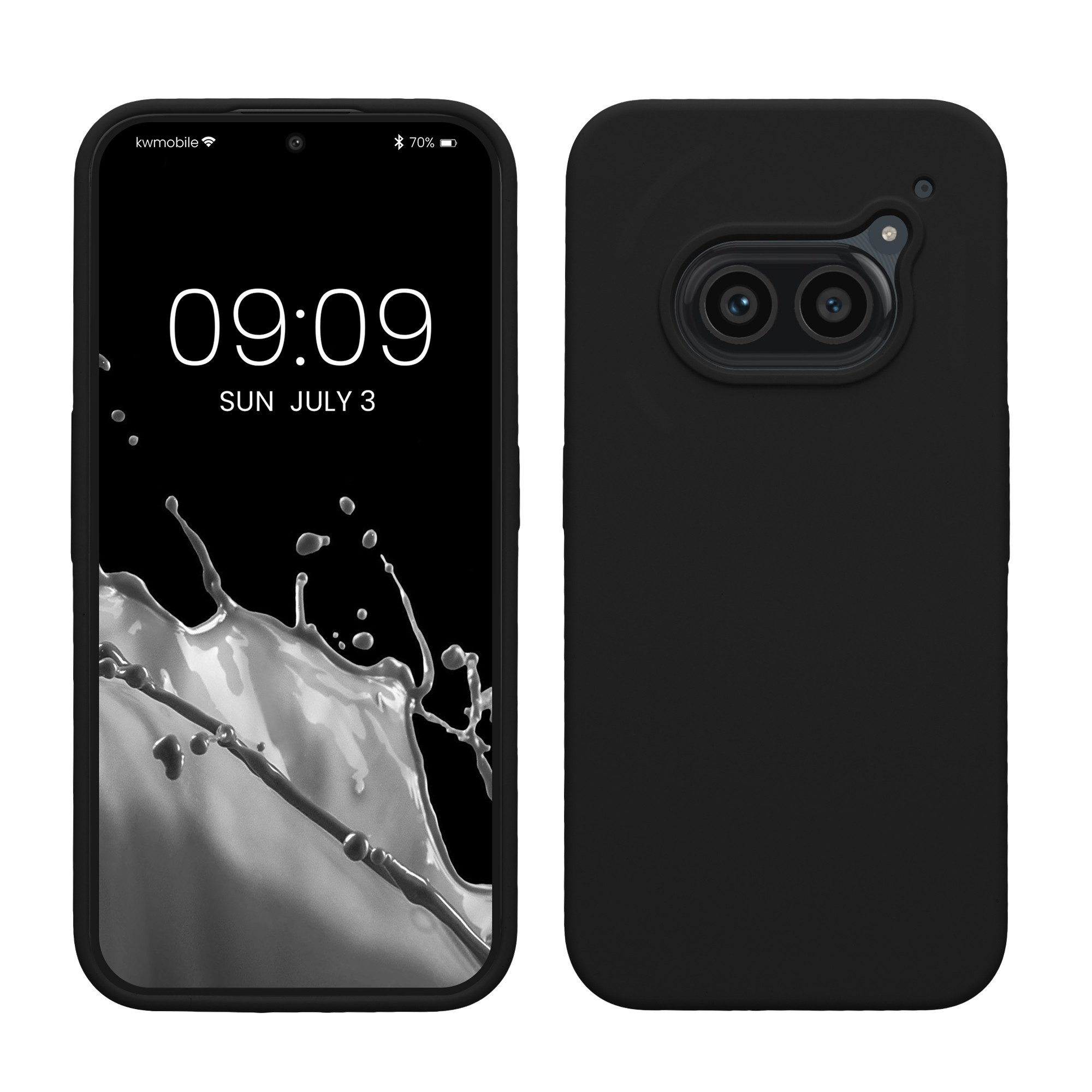 kwmobile Handyhülle Handyhülle für Nothing Phone 2a / Phone 2a Plus Hülle, Weiches Handy Silikon Case - Schutzhülle Cover