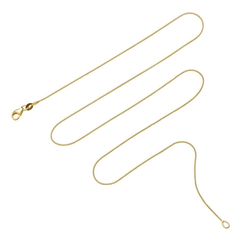 Unique Goldkette Schmale Panzerkette für Damen aus 375er Gold (9K) GC0015