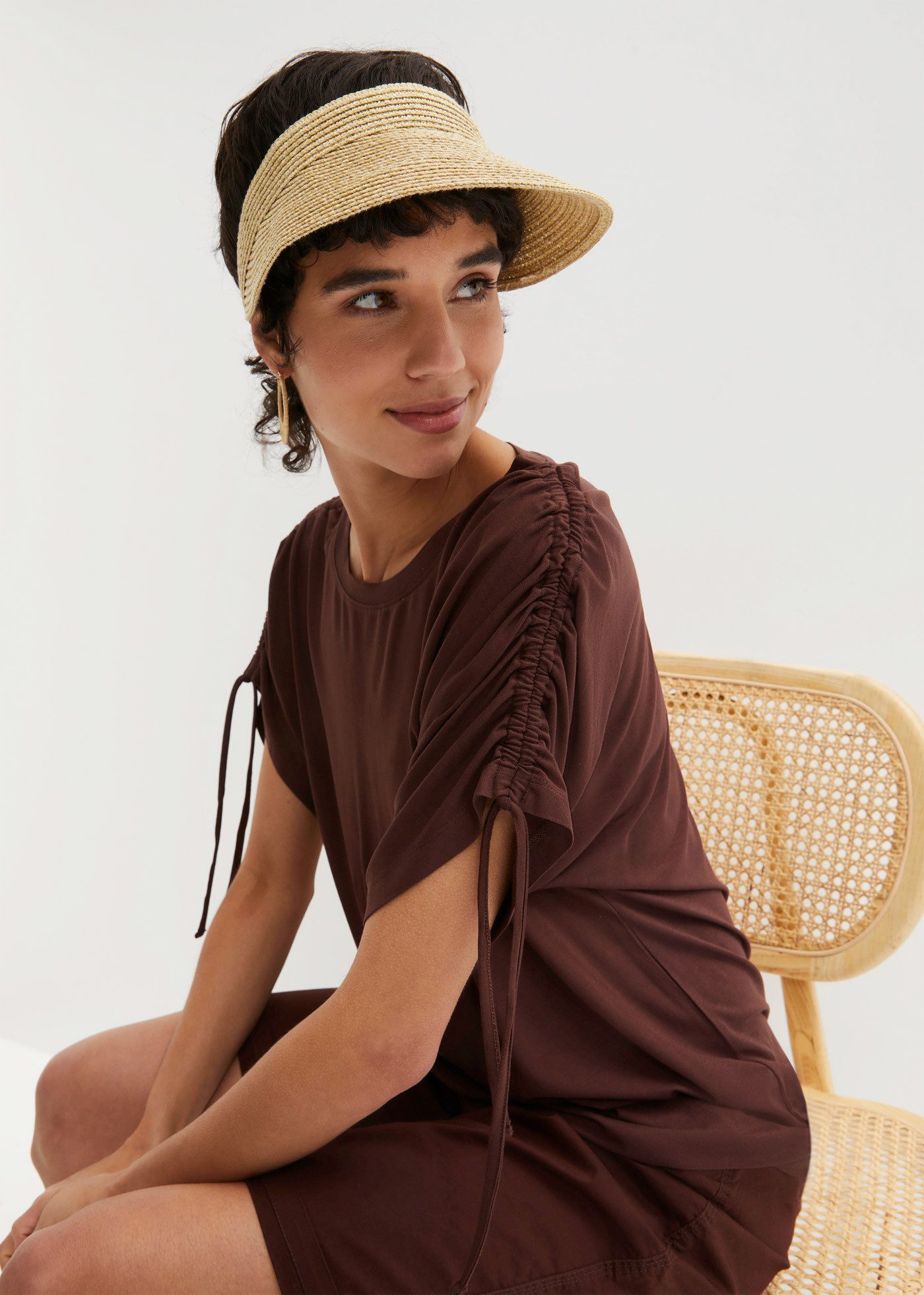 bonprix T-Shirt Shirt aus fließender Viskose günstig online kaufen