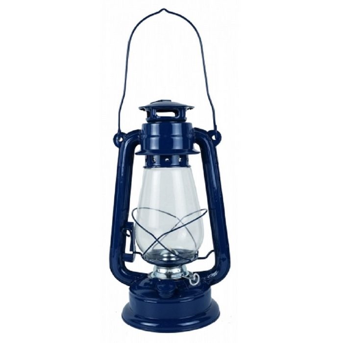Linoows Windlicht Sturmlaterne Petroleumlampe blaue Öl Laterne 31 (1x)