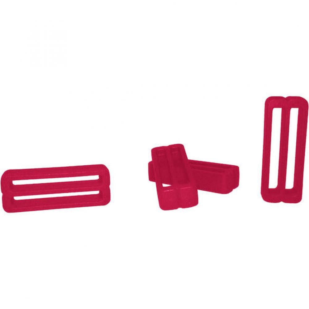 Fixplus Fahrradreflektor FixPlus Strapkeeper 35 Rot für 35/46/66/86 cm Straps - sicheres Fixier