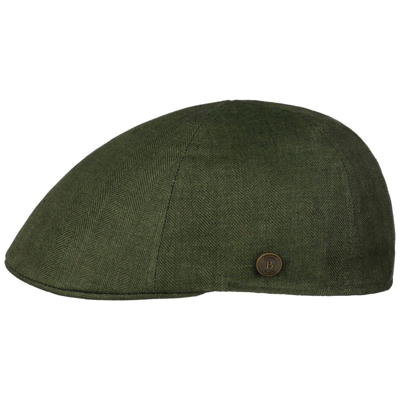 Balmoral Flat Cap (1-St) Schirmmütze mit Schirm, Made in the EU