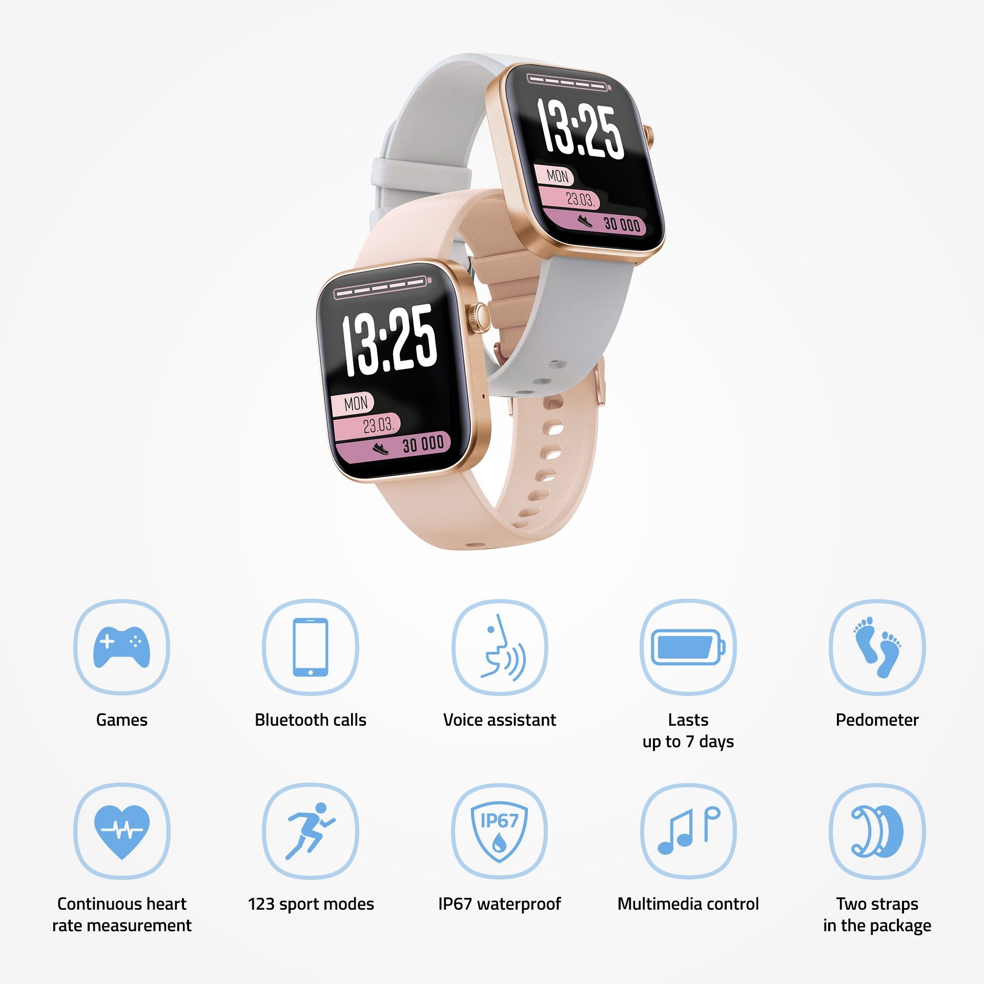 LAMAX LAMAX BCool2 Plus Rose Gold Smartwatch