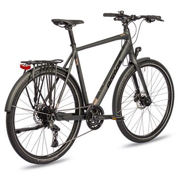 Airtracks Trekkingrad Herren City XXL Fahrrad 28 Zoll Trekking Fahrrad TR.2880-CUES, 20 Gang, (2x10 G Shimano CUES RD-U6020-10 Shadow), Schwarz Matt - Rahmenhöhen 56 cm & 60 cm » Modeljahr 2024 «