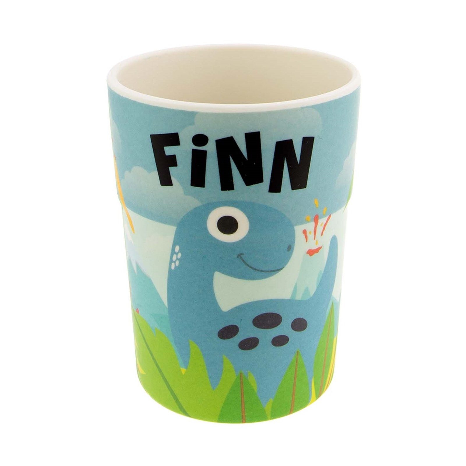HTI-Living Tasse Kinderbecher Namensbecher Finn, Kunststoff, Trinkbecher Saftbecher Milchbecher