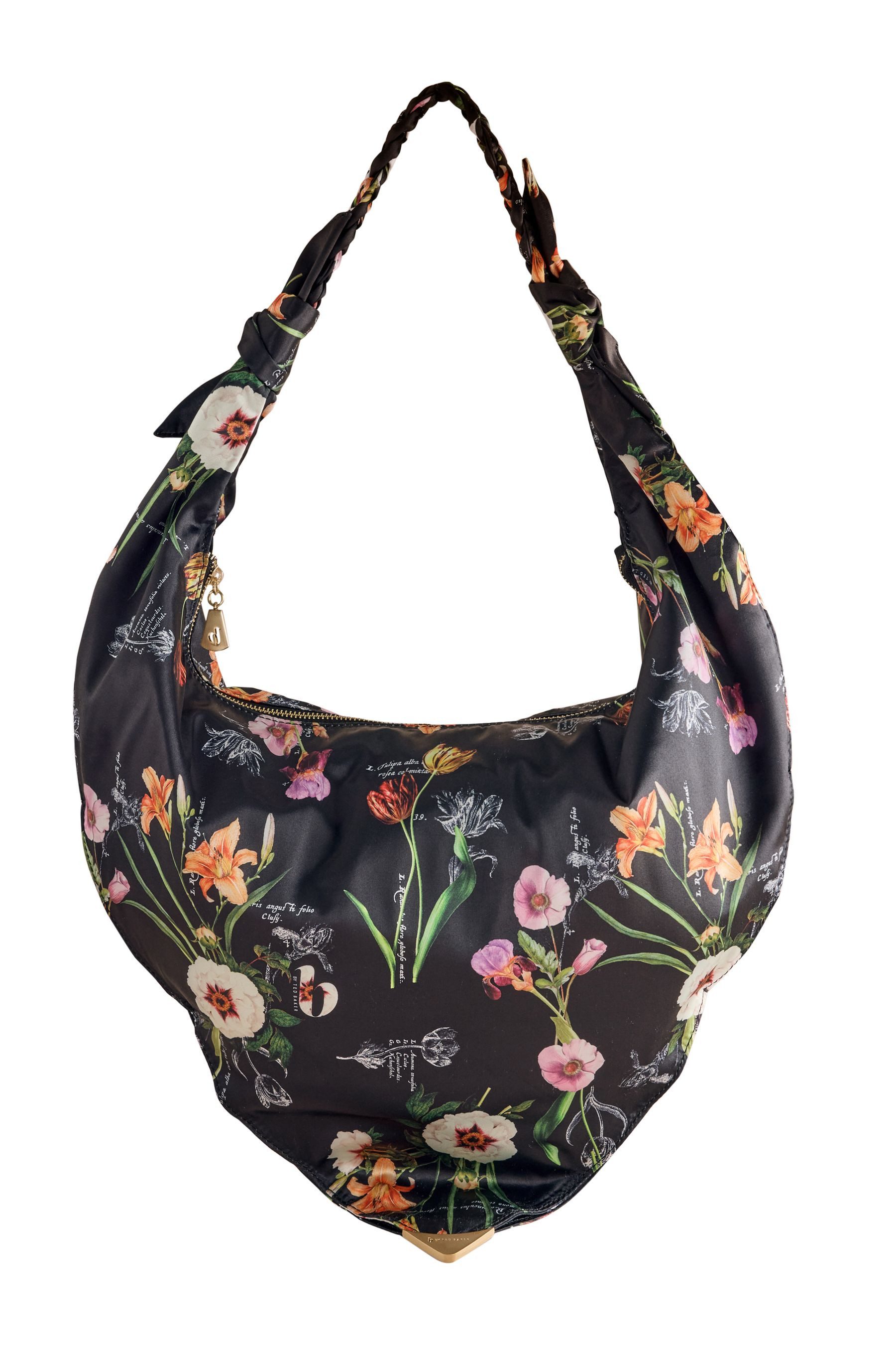 B by Ted Baker Schultertasche B by Ted Baker Schultertasche aus Satin mit Schal (1-tlg)
