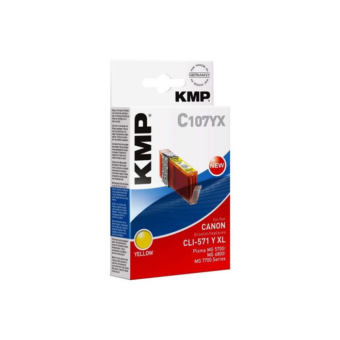 KMP C107YX Gelb Tintenpatrone Tintenpatrone