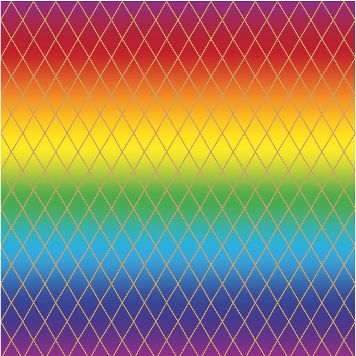 BSB Grußkarten Geschenkpapier - Röllchen - 70x150 cm - BSB - Regenbogen