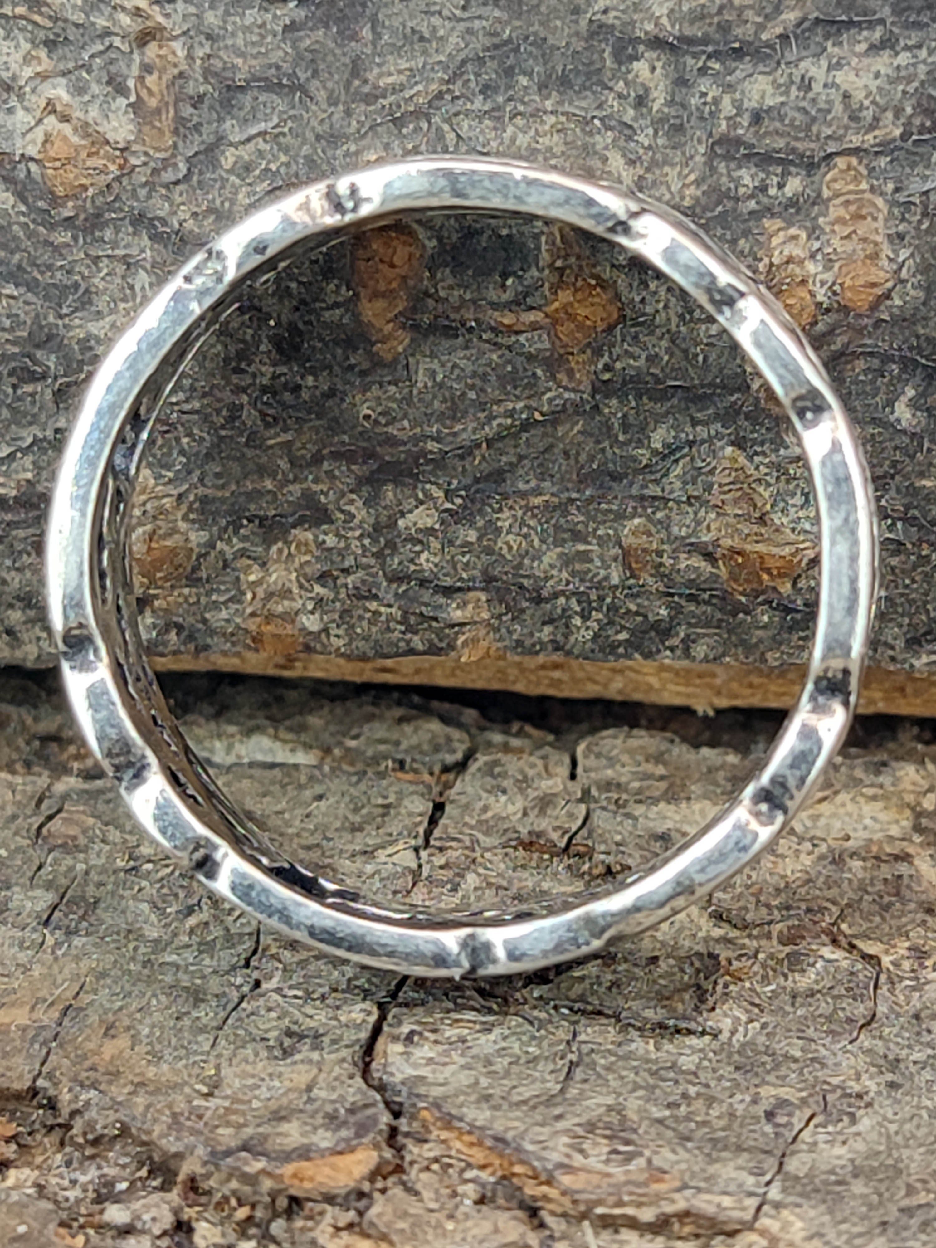 Kiss of Leather Ring - Silberring Silber Gr. 46-74 Keltenknoten, (kk3)