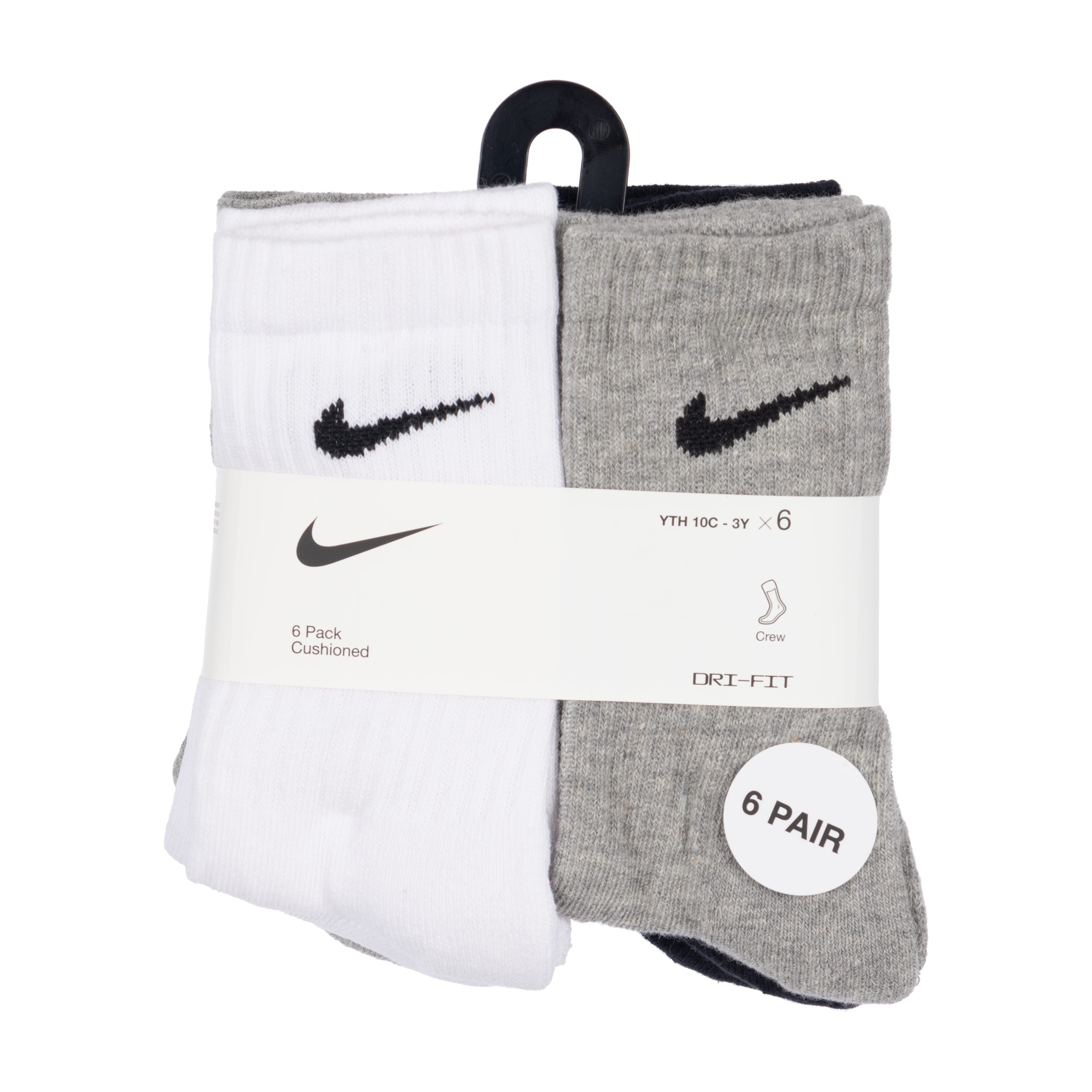 Nike Sportswear Sportsocken NIKE DF PERF BASIC CREW (6-Paar) atmungsaktiv, feuchtigkeitsregulierend, elastisches Material