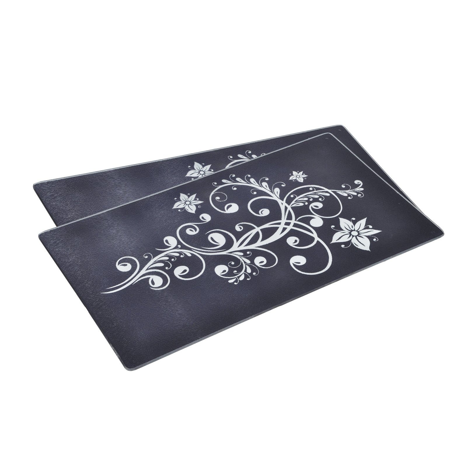 Kesper Schneide- & Abdeckplatte Aus Bambus – 2 Stück, 50x28x4 Cm, Mit Saftrille
