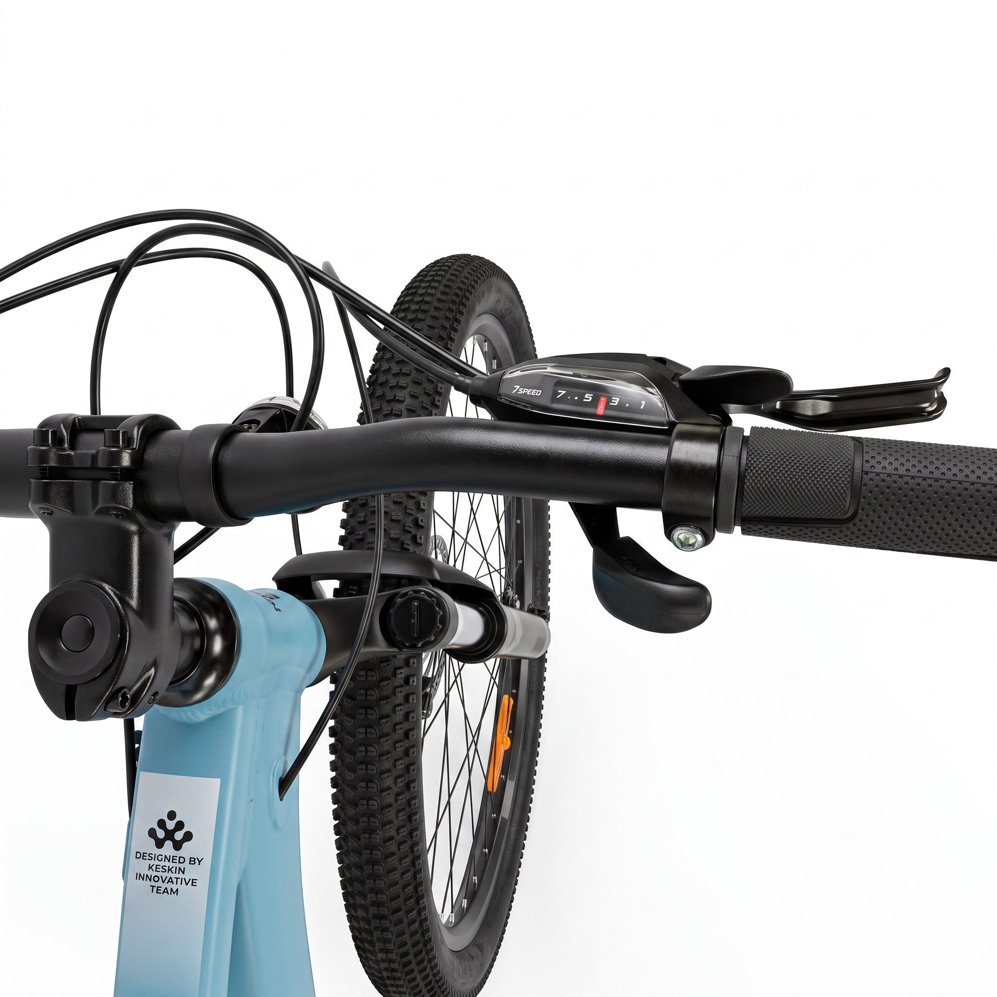 Keskin eBike Mountainbike Keskin MTB1, 29 Zoll Fahrrad für Herren Damen, Mädchen und Jungen, 21 Gang Shimano RD-TY300D/EF500 Schaltwerk, Kettenschaltung, (Aluminiumrahmen, mechanischen Scheibenbremsen), mit 29"x2,35" Luftreifen ideal für Gelände und Alltag