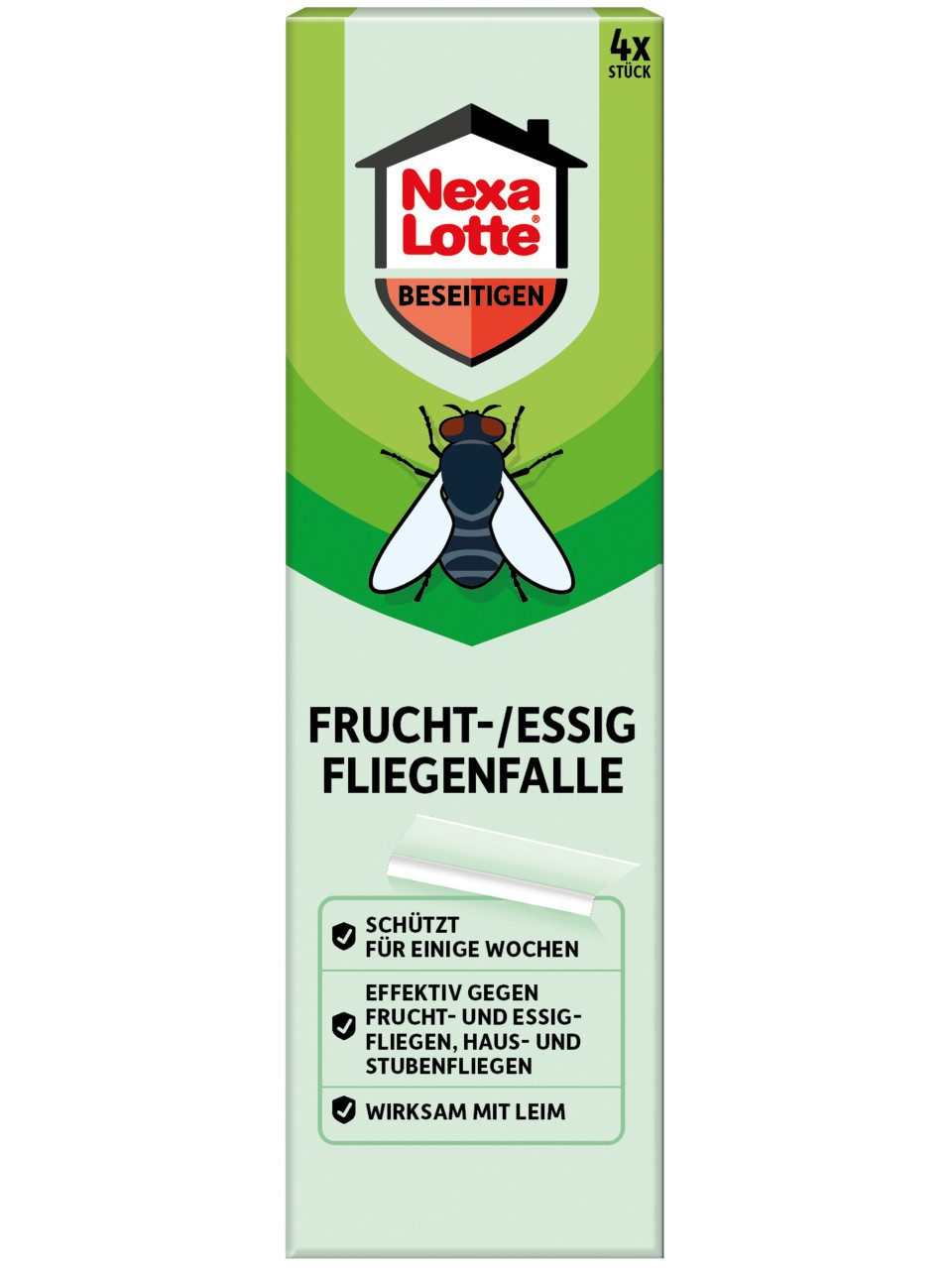 Nexa Lotte Klebefalle Nexa Lotte Fruchtfliegenfalle 4 Stück