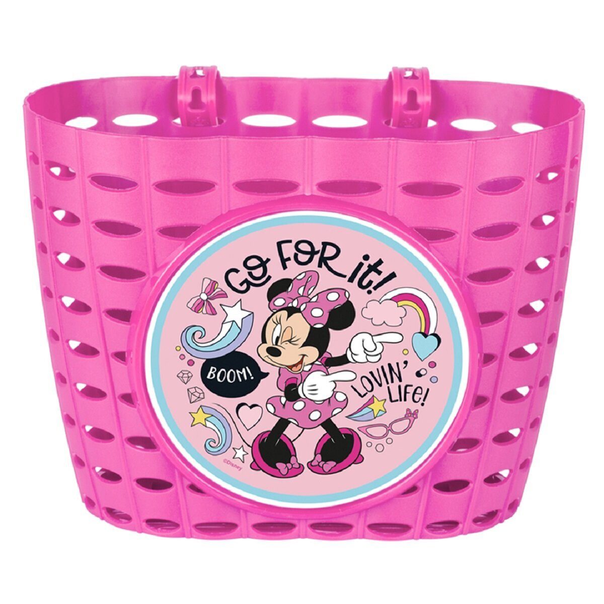 Disney Fahrradkorb Minnie Mouse Fahrradkorb – Für Kinderlenker, 20×13×13 cm (1-tlg)
