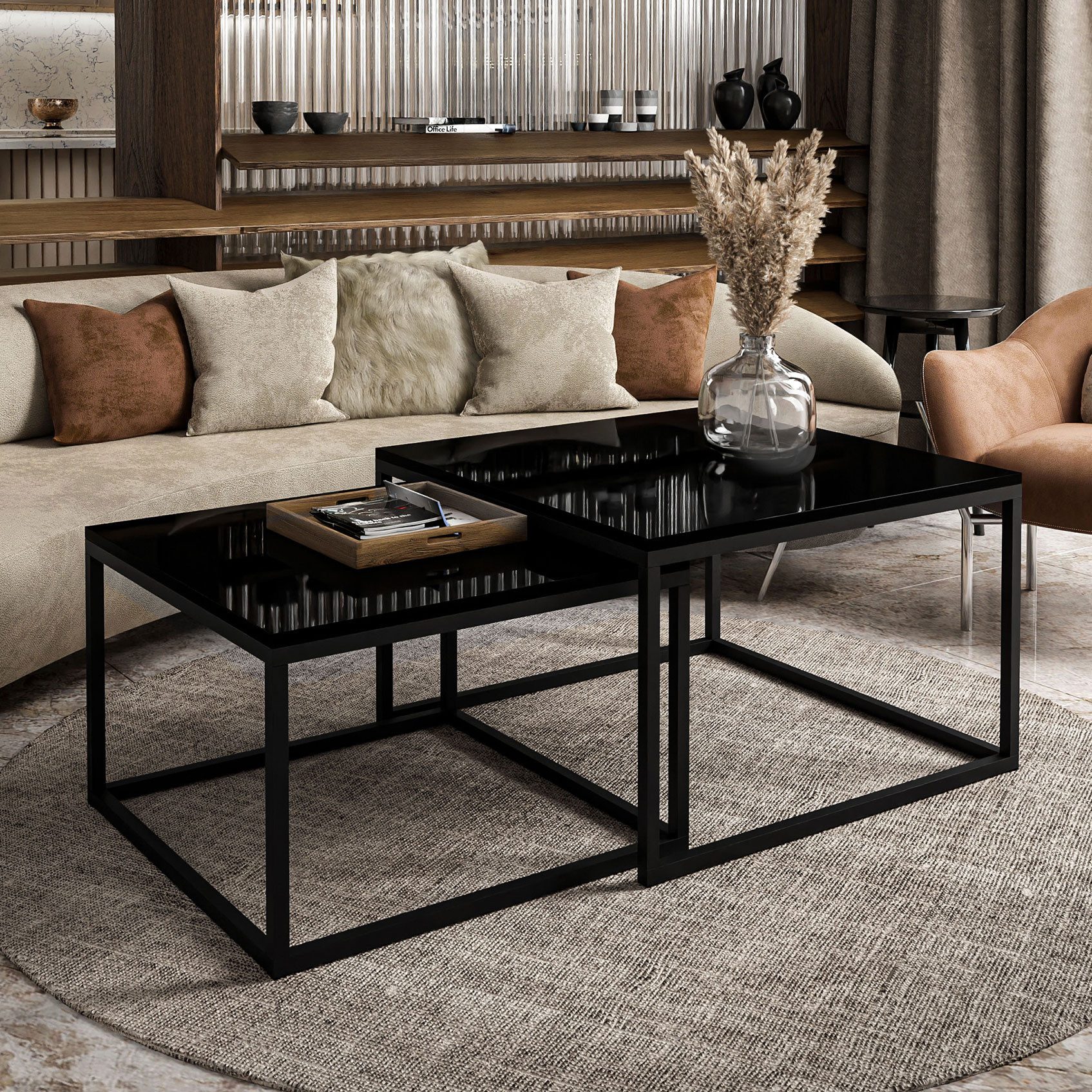 Lookway Couchtisch Yoshi 2in1 mit Hochglanz günstig online kaufen