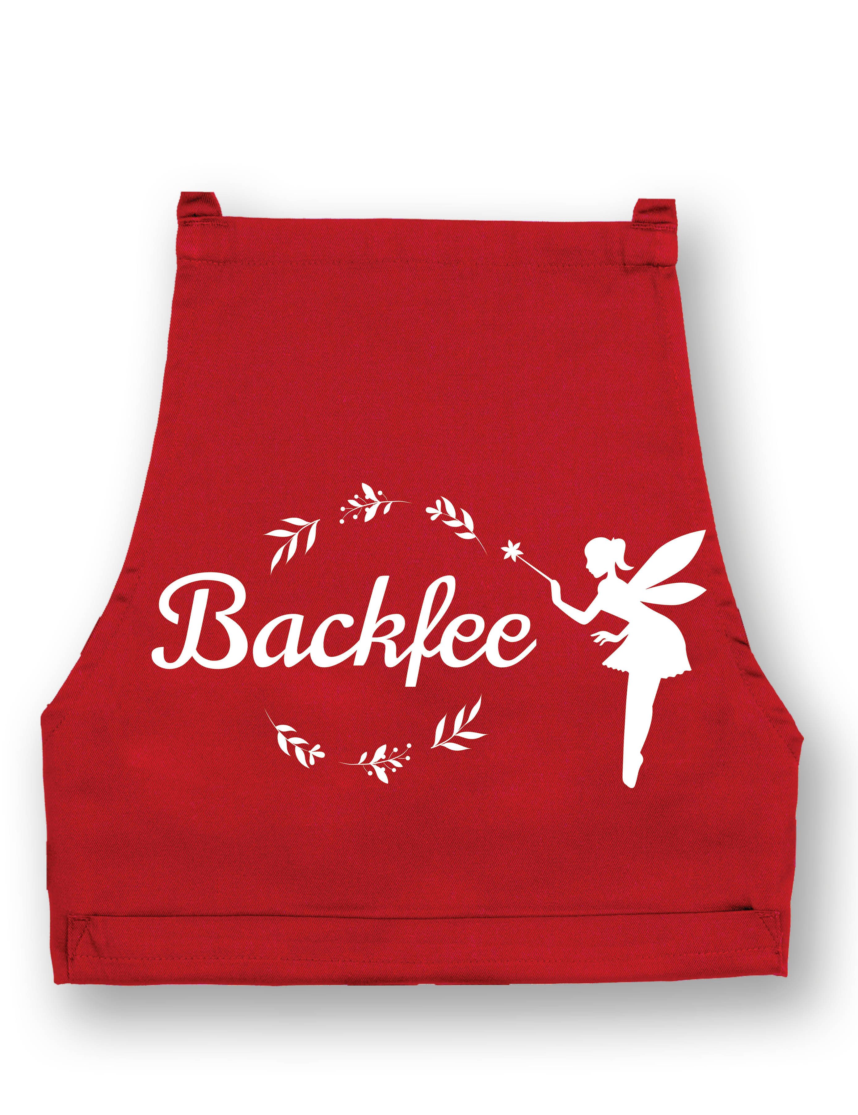 Youth Designz Grillschürze Damen Schürze Backfee Print Grillparty Statment Geschenk Frauen, mit lustigem Spruch & Logo Aufdruck