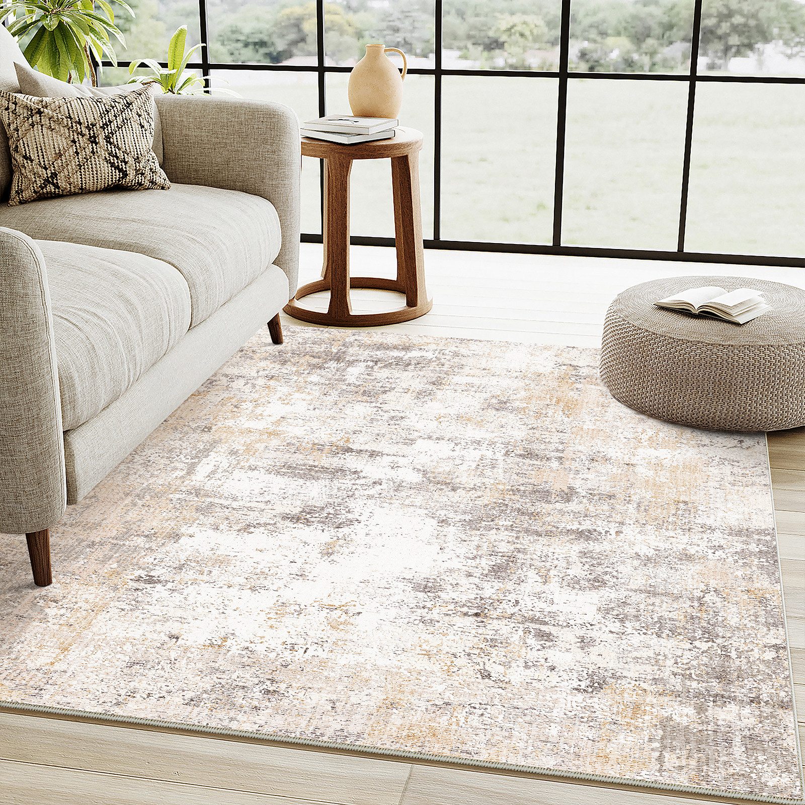 Teppich Wohnzimmerteppich, rutschfester Teppich, Abstrakter Stil