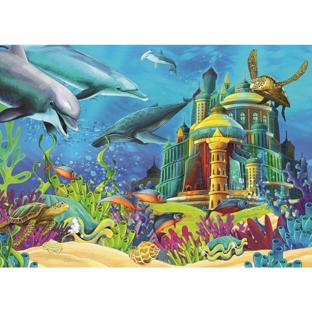 ART PUZZLE Puzzle Puzzle Unterwasserschloss 150 Teile, Puzzleteile