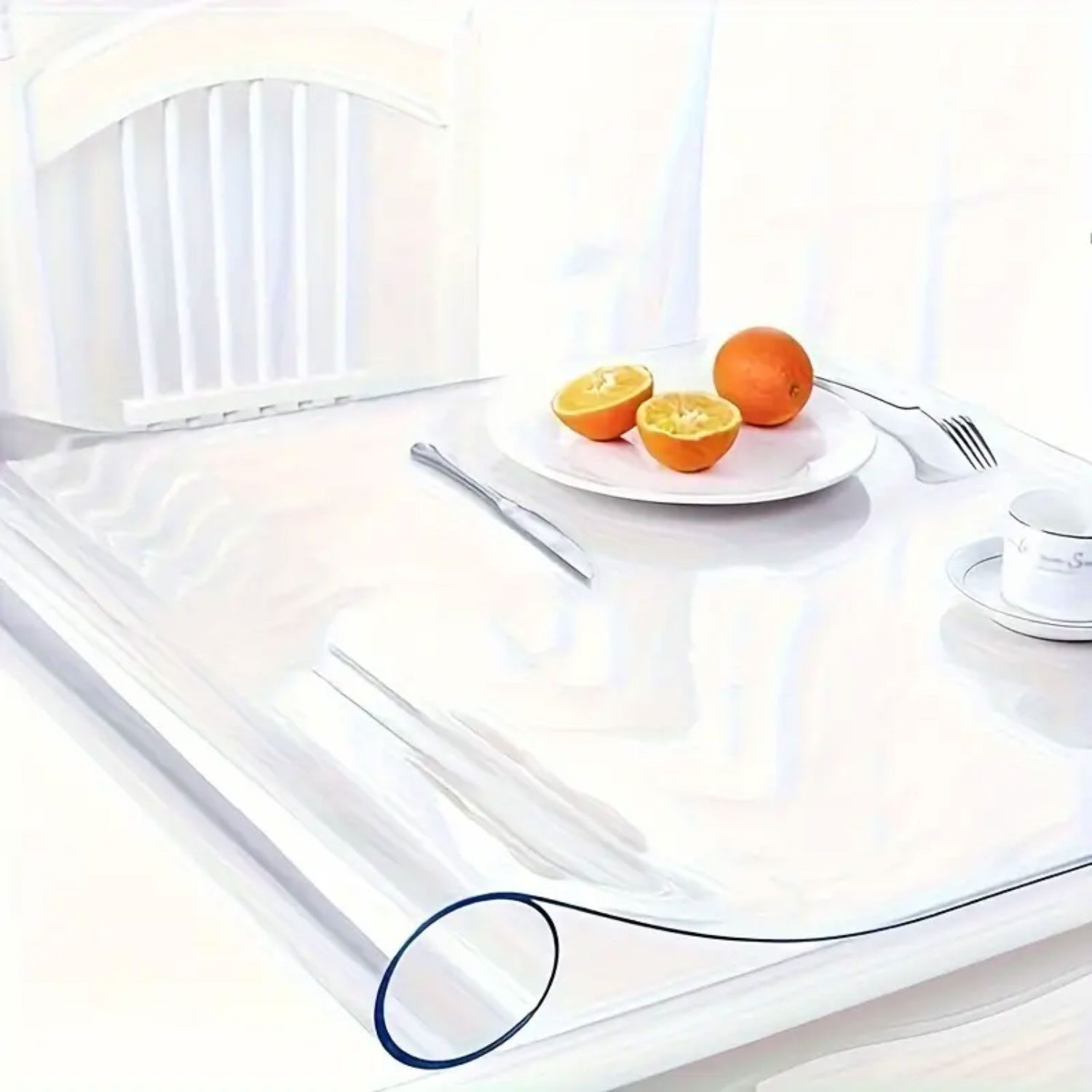 Jungengel Tischdecke PVC Tischfolie Transparent 2mm Schutzfolie Tischschutz Tischmatte (1-tlg)