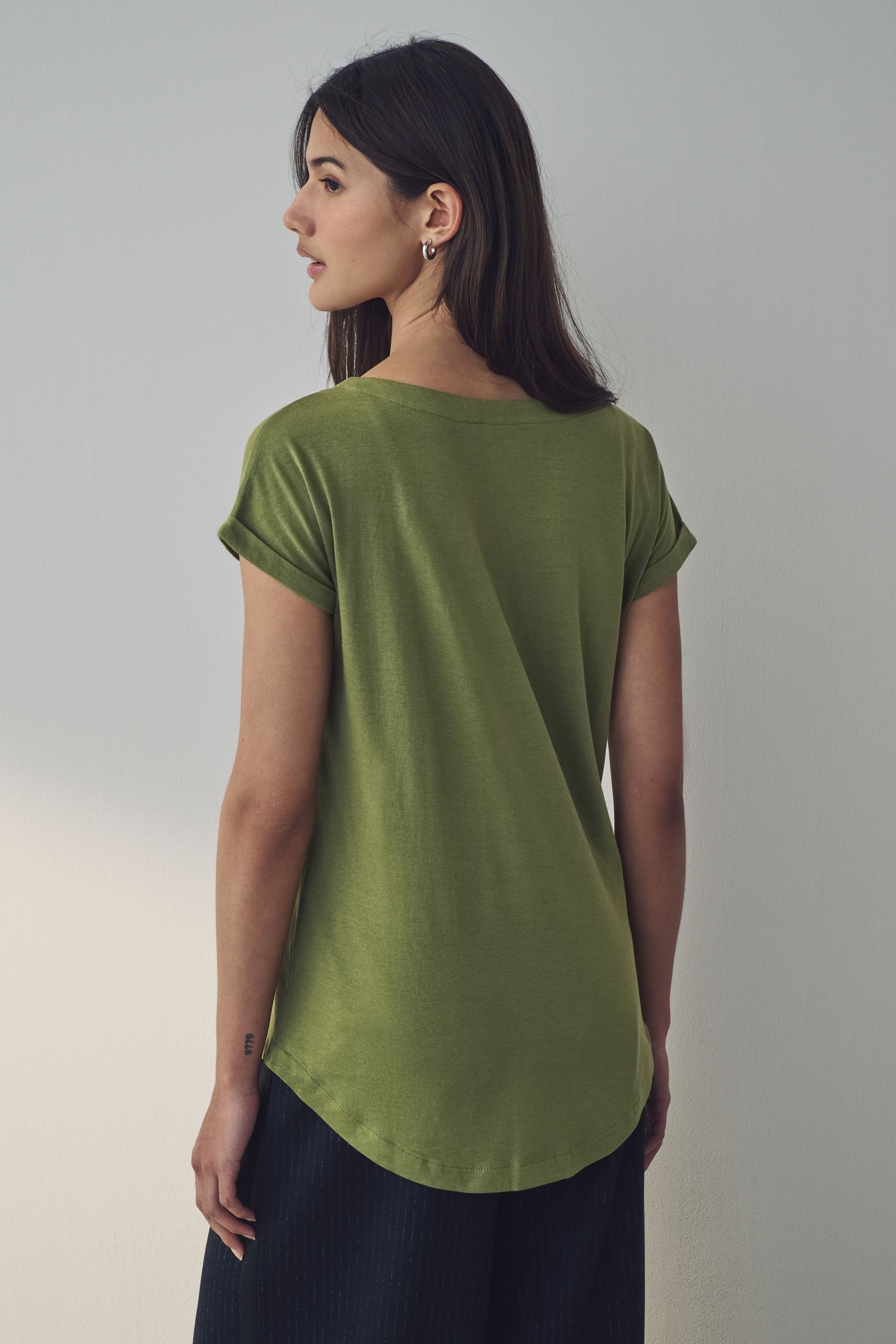 Next T-Shirt T-Shirt mit Flügelärmeln (1-tlg) günstig online kaufen