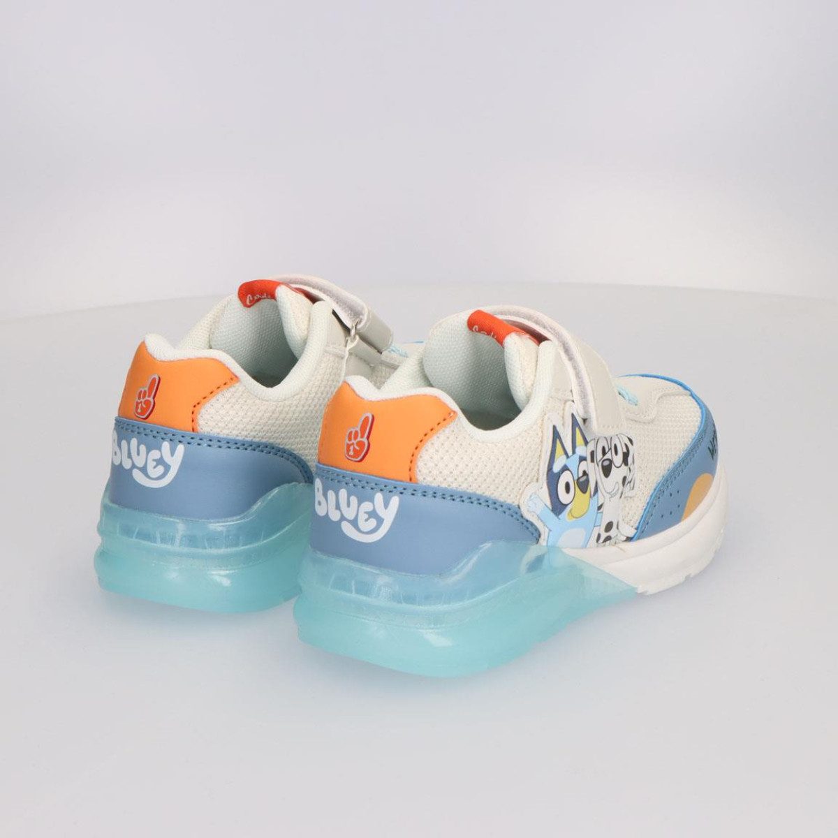 Bluey Kinder Sportschuhe mit Lichteffekt für Schule und Freizeit Ausflüge Sneaker