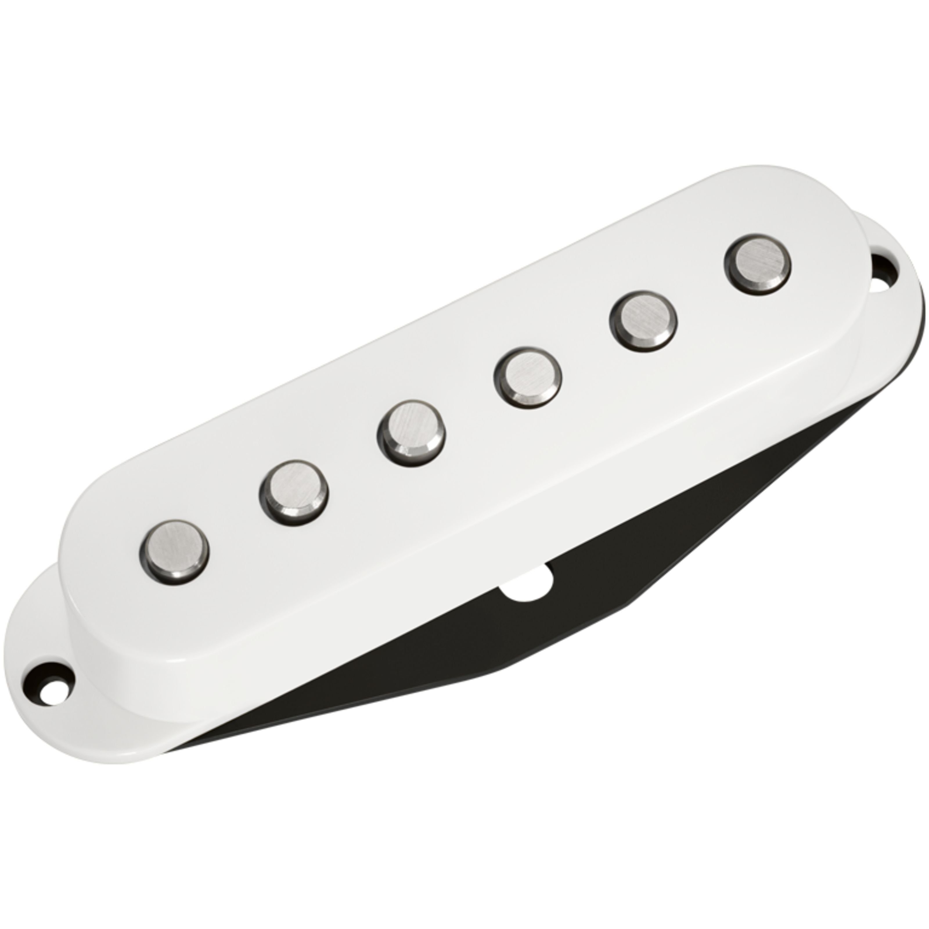 DiMarzio Tonabnehmer, (DP423 Injector Bridge White, E-Gitarre Tonabnehmer, Humbucker im Single-Coil-Format), DP423 Injector Bridge White - Humbucker Tonabnehmer für Gitarren